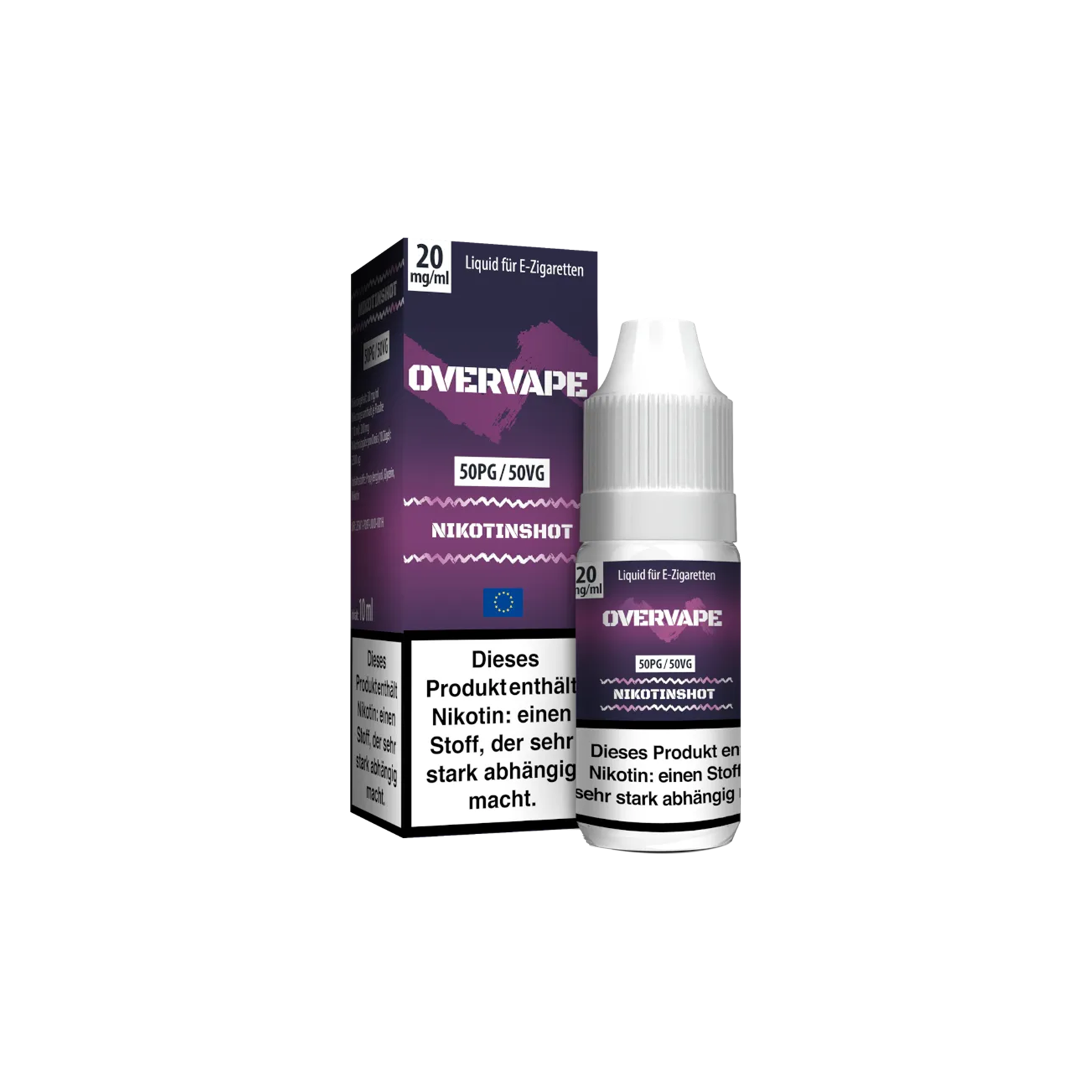 Overvape - Nikotin Shot - 50PG/50VG - 10 ml - 20 mg 1