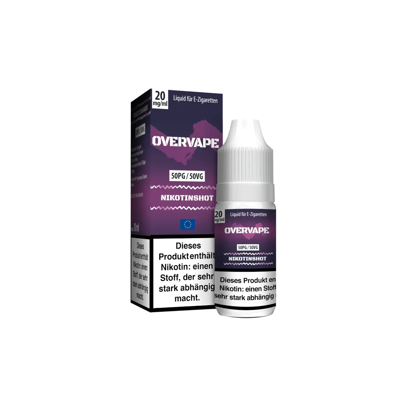 Overvape - Nikotin Shot - 50PG/50VG - 10 ml - 20 mg 1