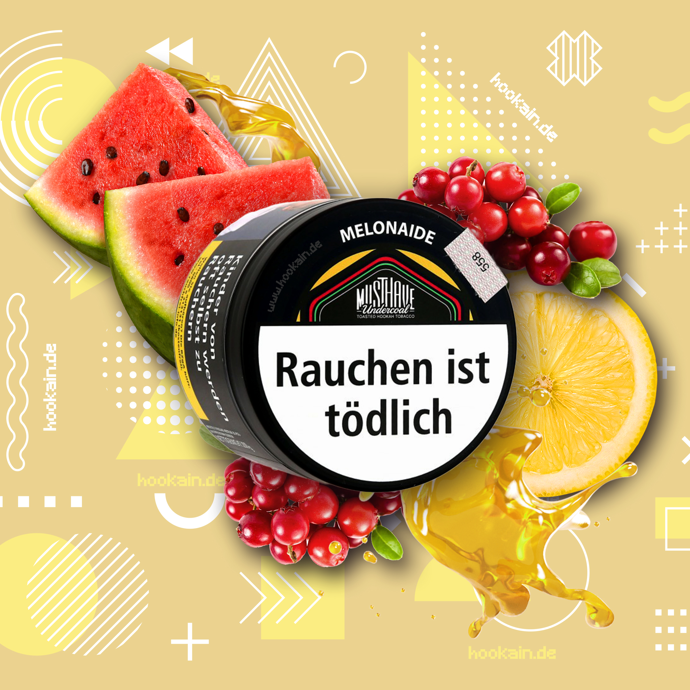 Musthave - Melonaide - 25 g | Alle neuen Tabak Sorten günstig online kaufen - Hookain Shisha-Onlineshop