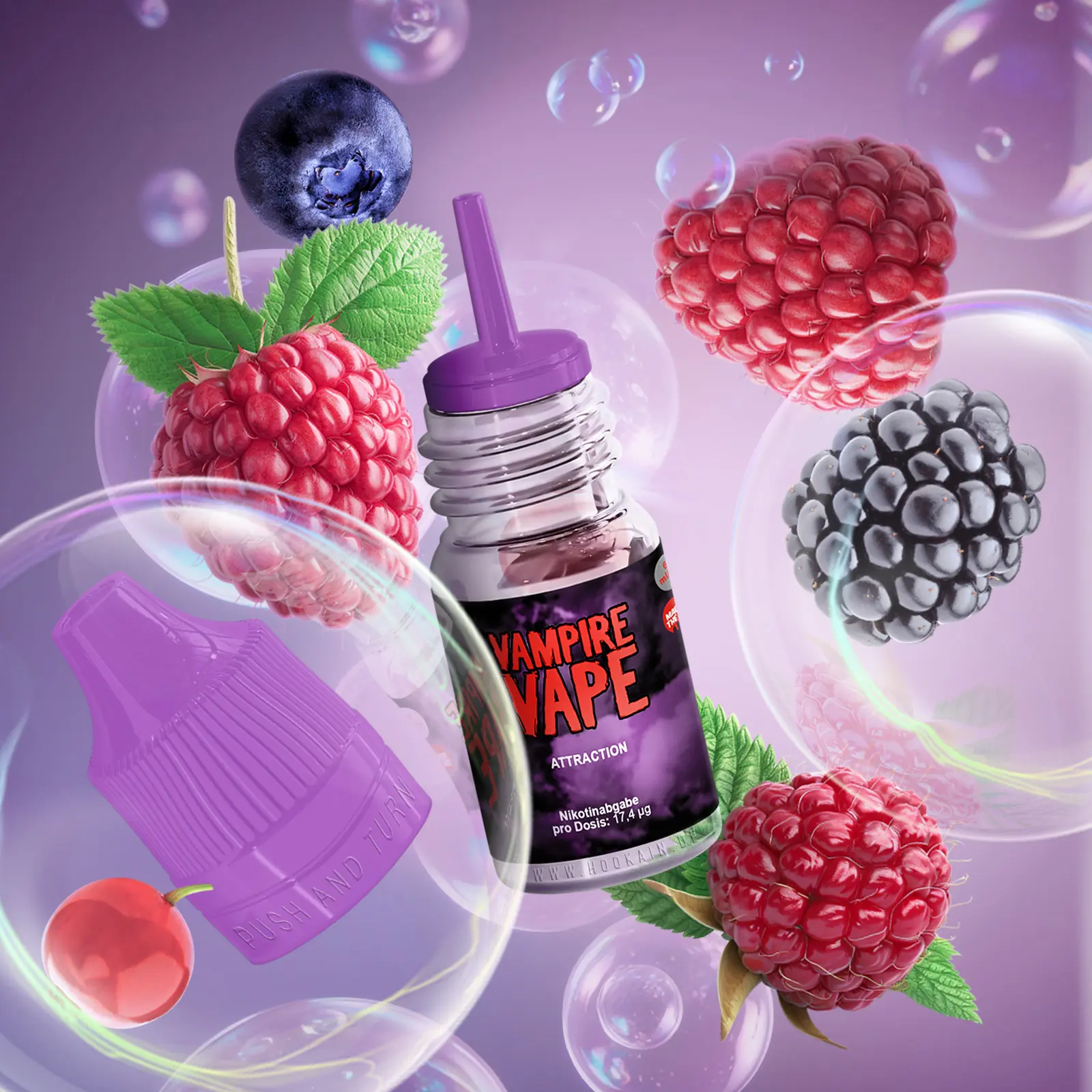 Vampire Vape E-Liquid Attraction 10 ml 6 mg | E-Liquid günstig online 1 Vampire Vape E-Liquid Attraction 10 ml 6 mg | E-Liquid günstig online 1