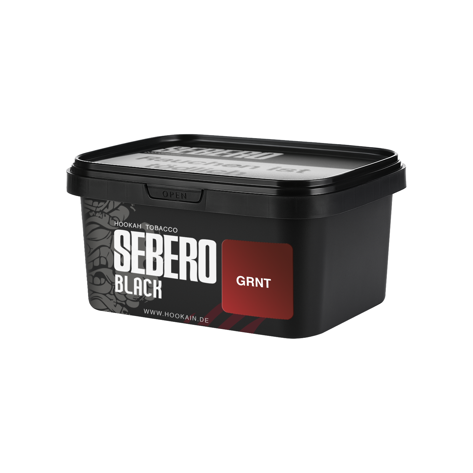 Sebero Black Grnt 200 g Shisha Tabak – kräftiger Dark Blend 1