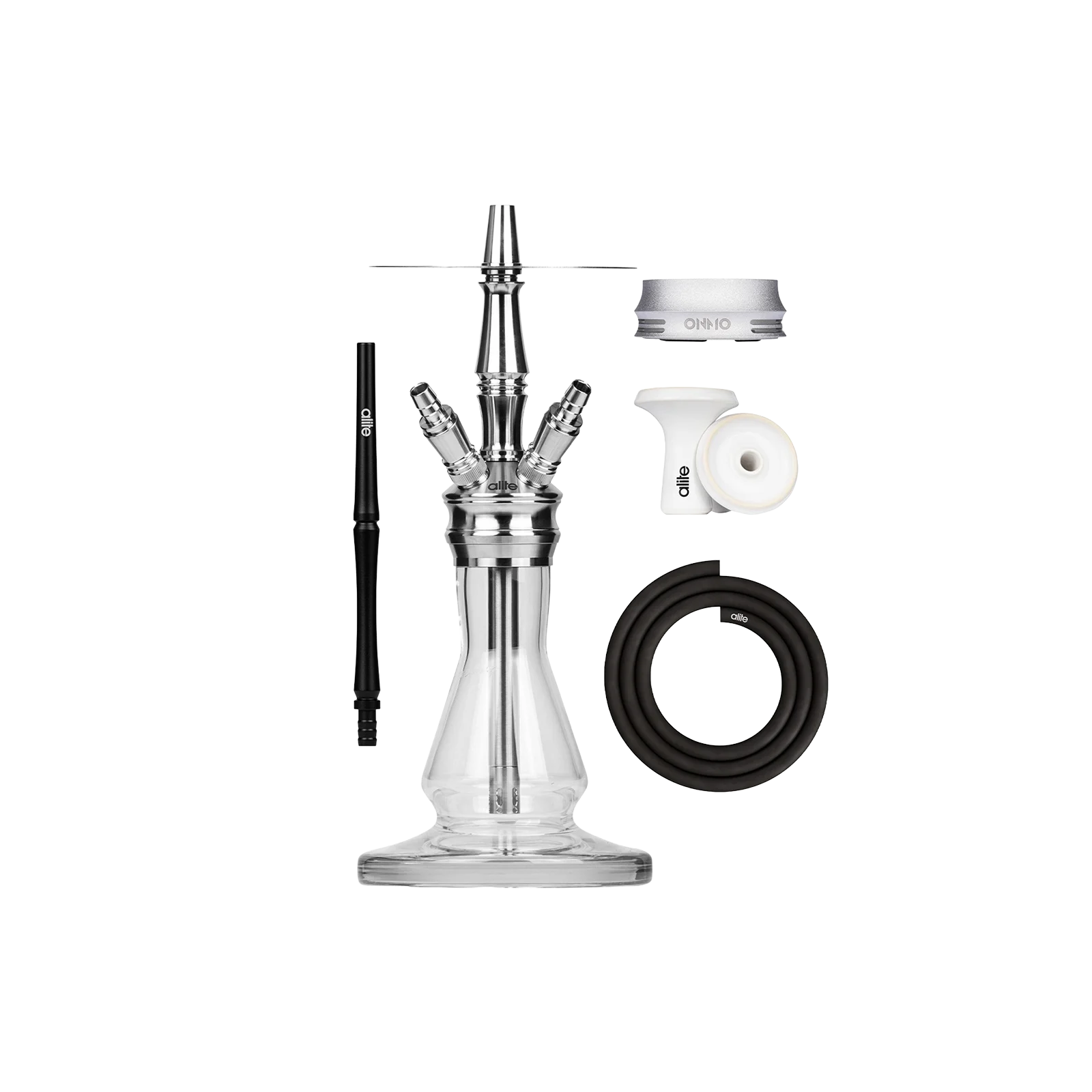 Alite Swiss Mini Squad Silver – Kompakte Edelstahl-Shisha 1