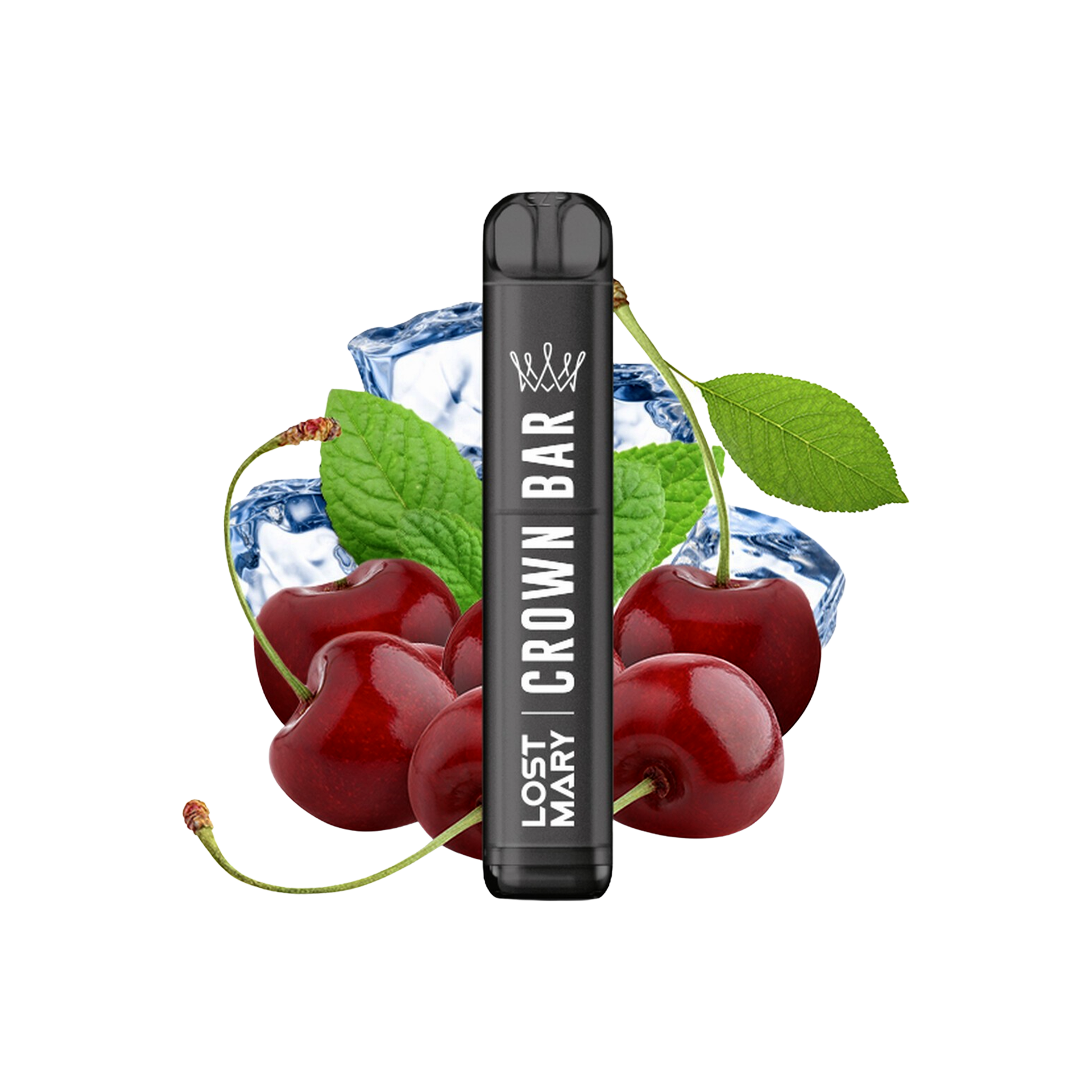 Crown Bar - Einweg-Vape - Cherry Ice - 20 mg | Alle neuen Sorten günstig online kaufen - Hookain E-Shisha Onlineshop