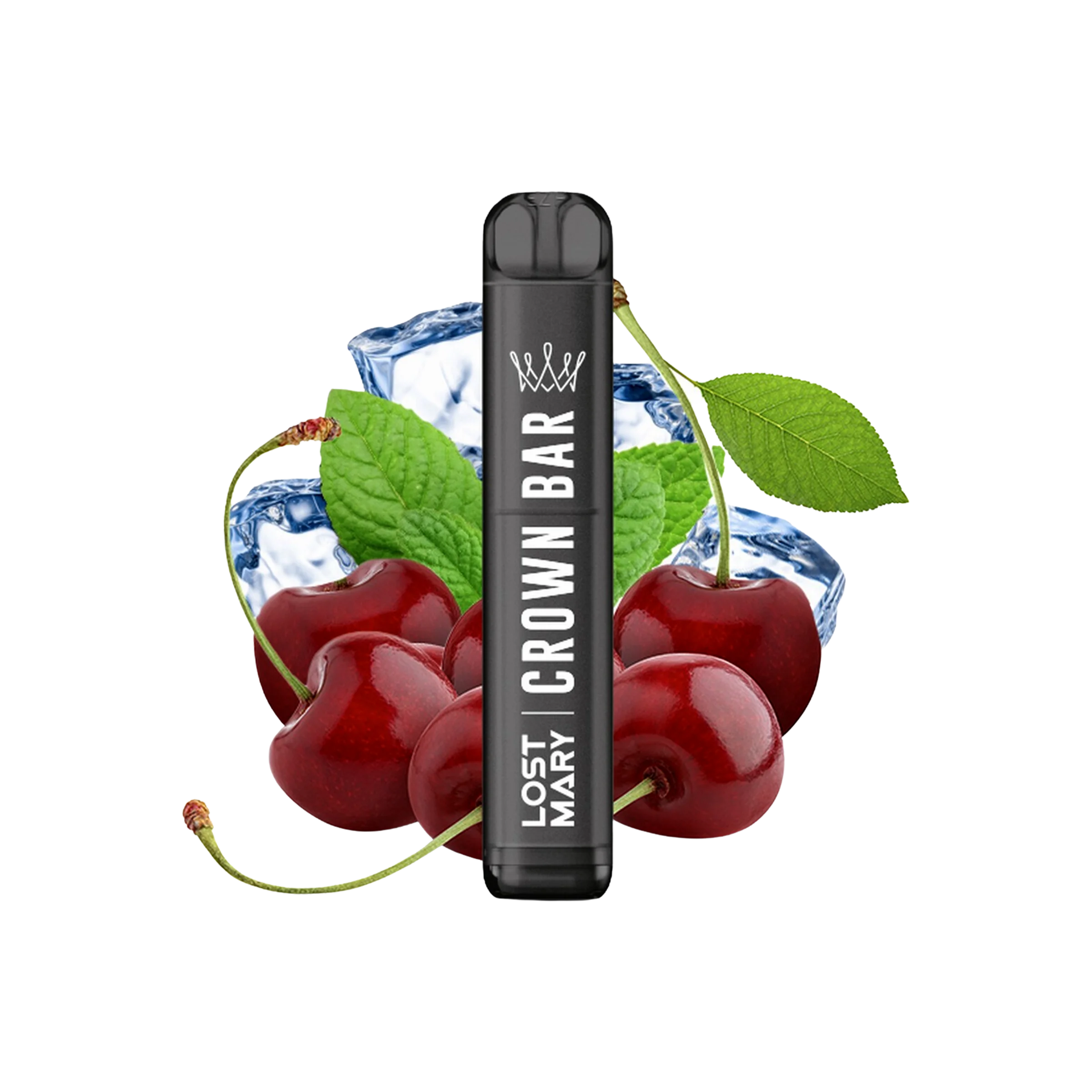 Crown Bar - Einweg-Vape - Cherry Ice - 20 mg | Alle neuen Sorten günstig online kaufen - Hookain E-Shisha Onlineshop