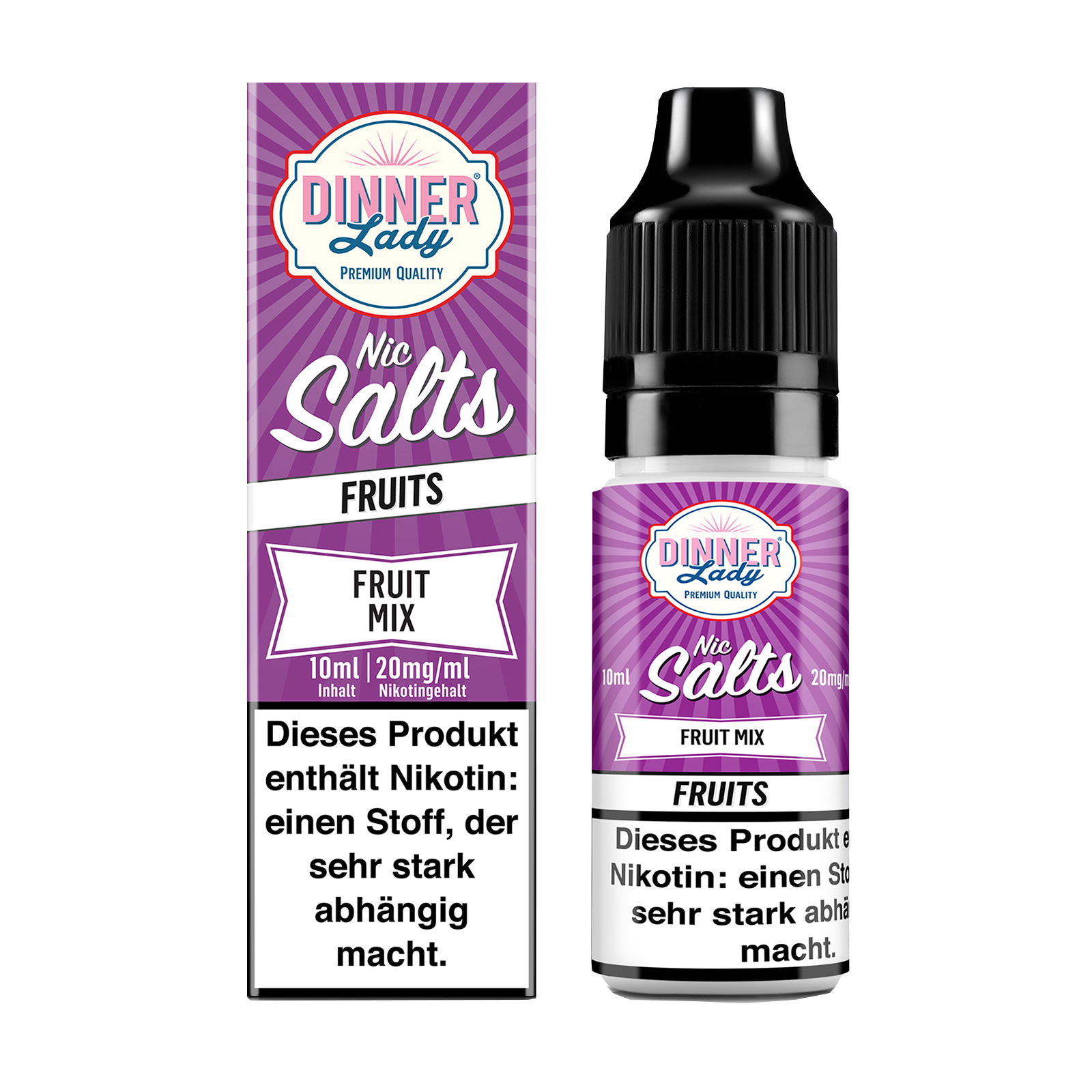 Dinner Lady - E-Liquid - Nikotinsalz - Fruit Mix - 10 ml - 20 mg 1