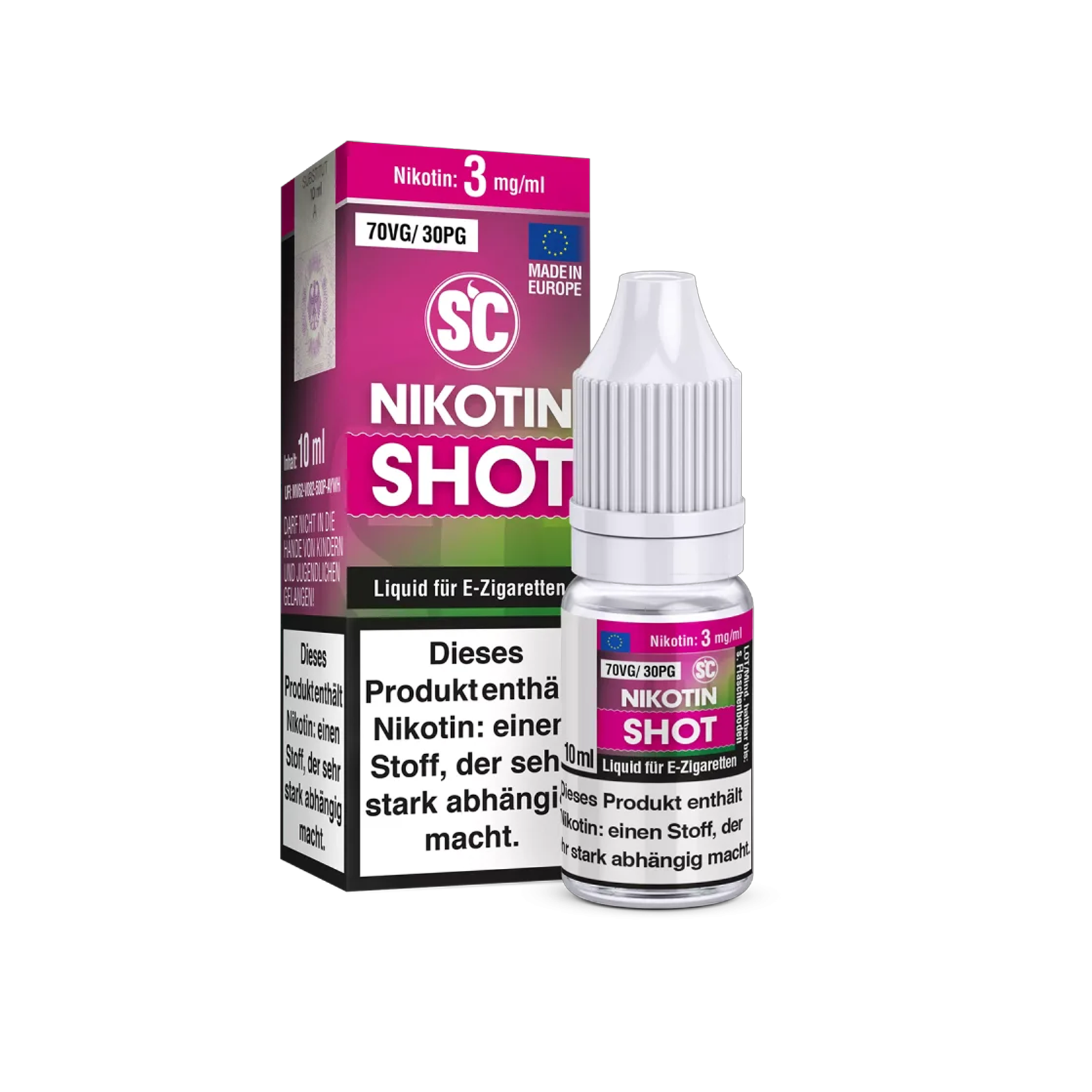 SC - Nicotine Shot - 70/30 - 10 ml - 20 mg