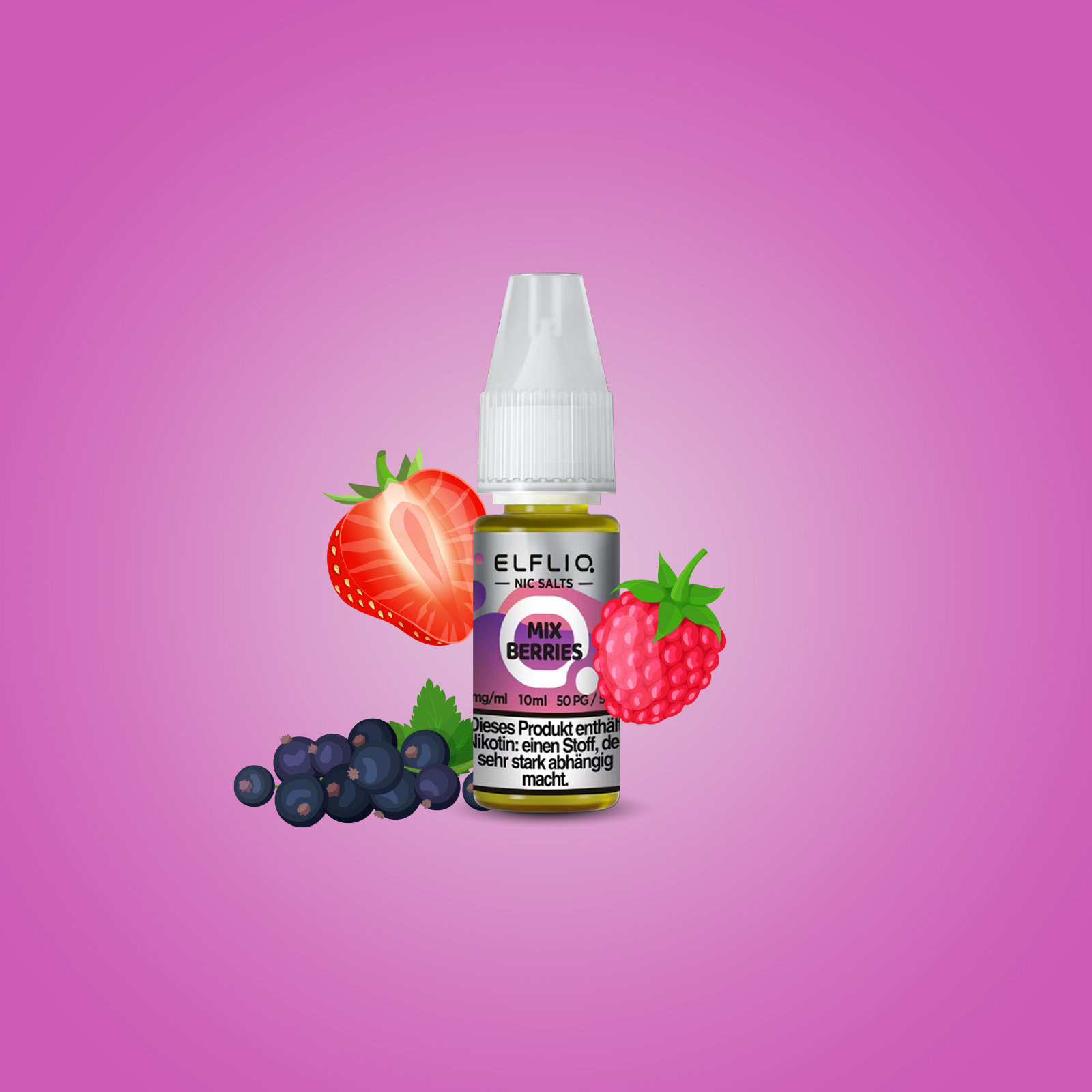 Elf Bar - ElfliQ - E-Liquid - Nikotinsalz - Mix Berries - 20 mg 1