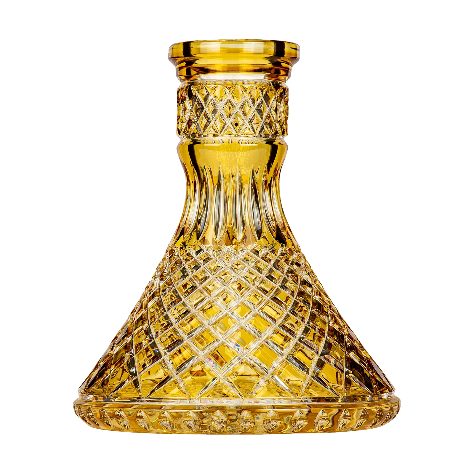 Moze Exclusive - Glass Cone - Crown Cut - Yellow 1 Moze Exclusive - Glass Cone - Crown Cut - Yellow 1