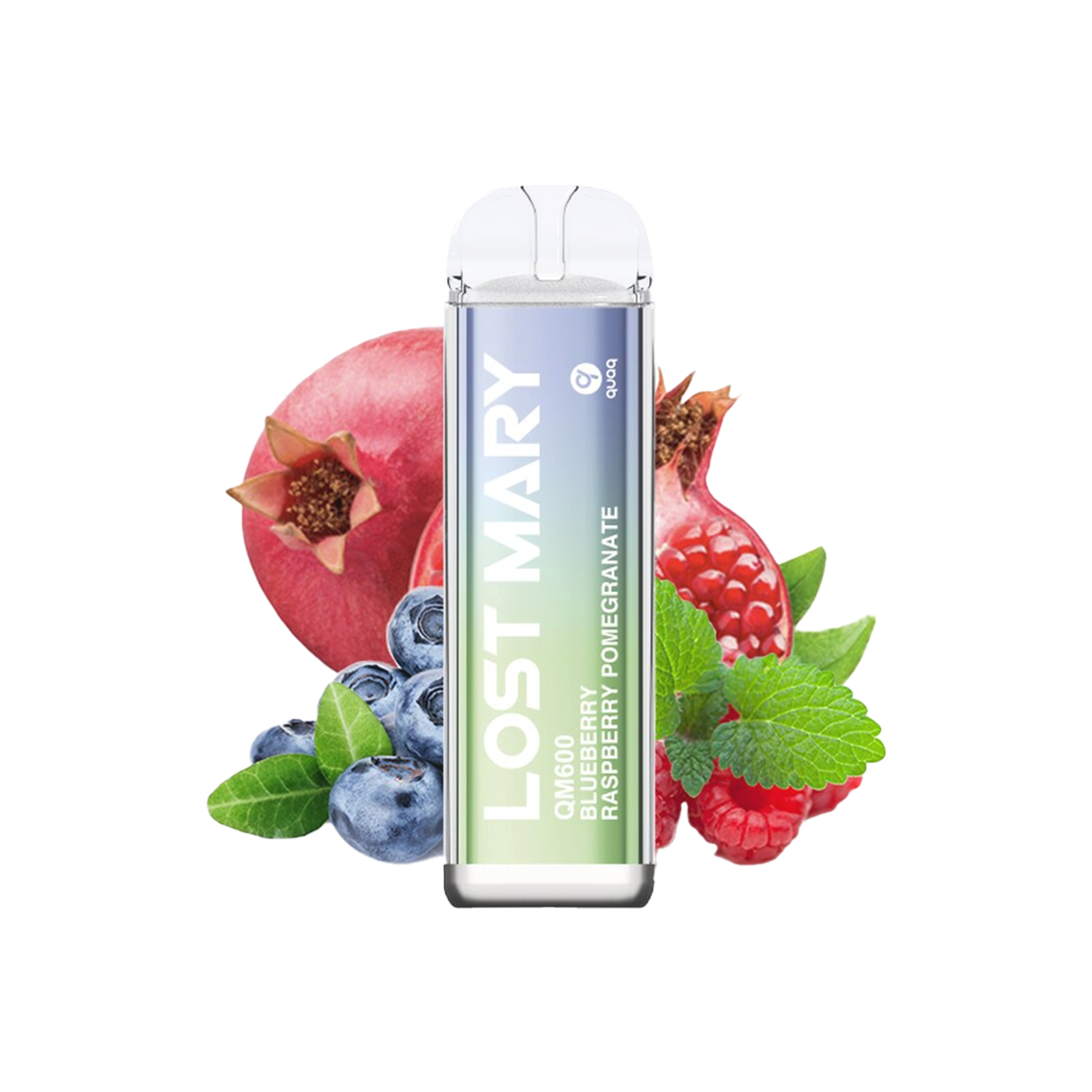 Lost Mary - QM600 - Blueberry Raspberry Pomegranate - Vapestick - 20 mg | Alle neuen Sorten günstig online kaufen - Hookain E-Shisha Onlineshop
