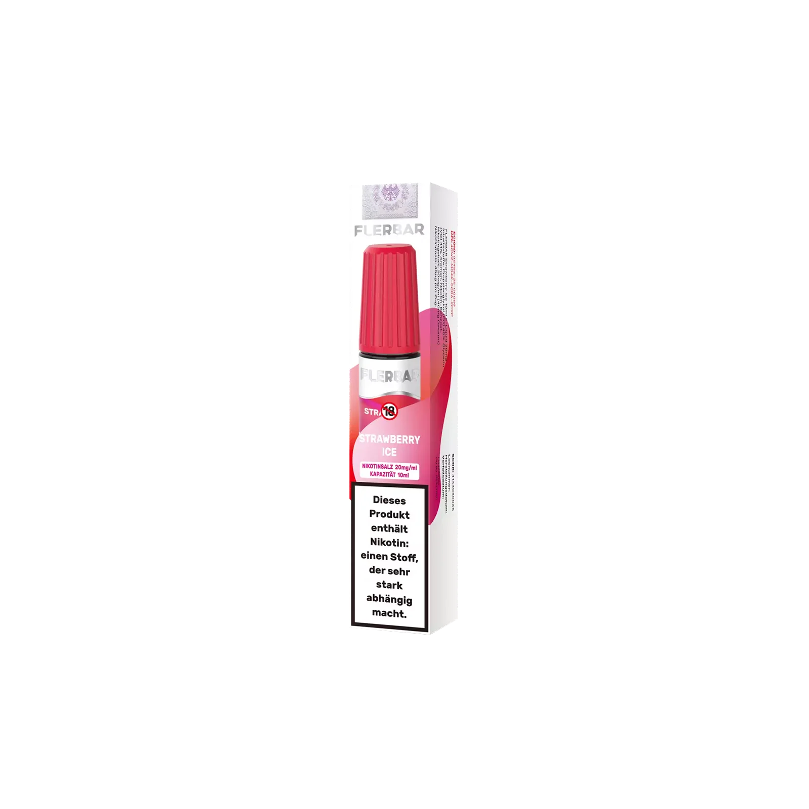 Flerbar - E-Liquid - Nikotinsalz - Strawberry Ice - 10 ml -  20 mg 3 Flerbar - E-Liquid - Nikotinsalz - Strawberry Ice - 10 ml -  20 mg 3
