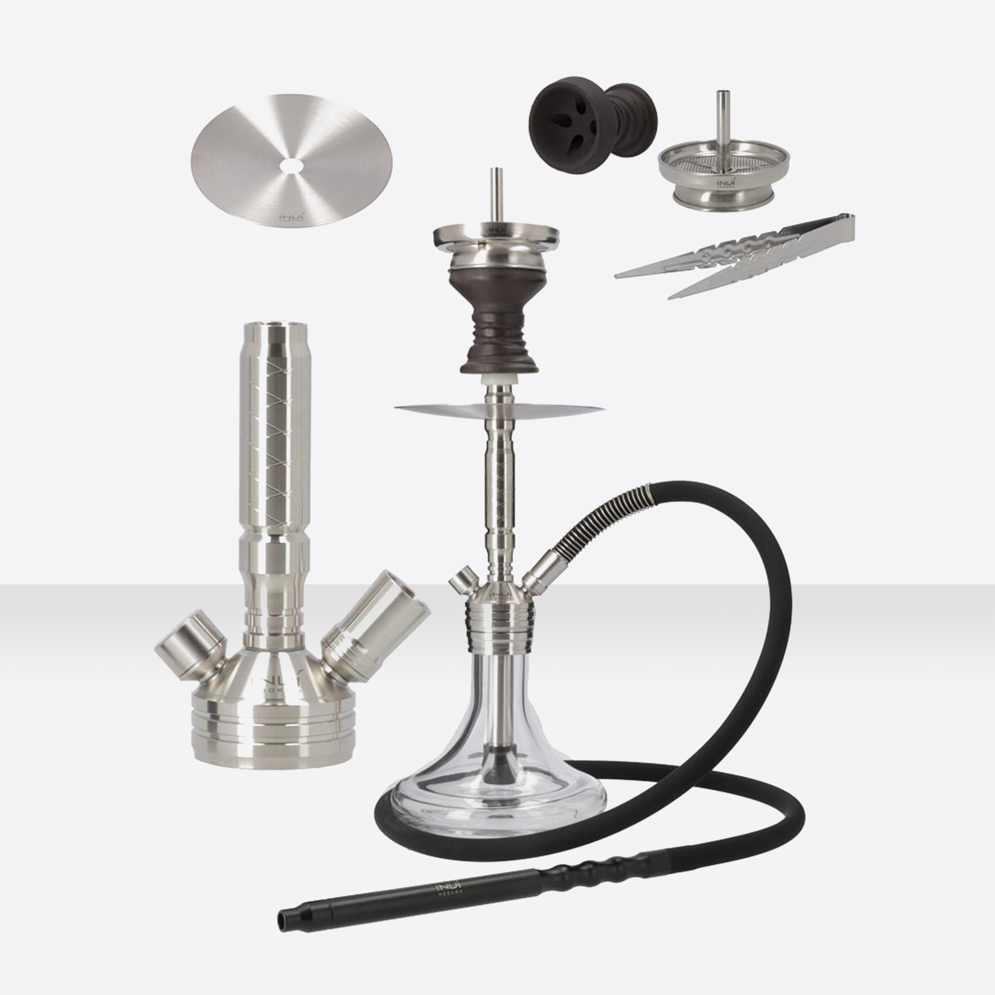 Invi - Paradox - V2A Stainless Steel - Silber - Shiny Clear