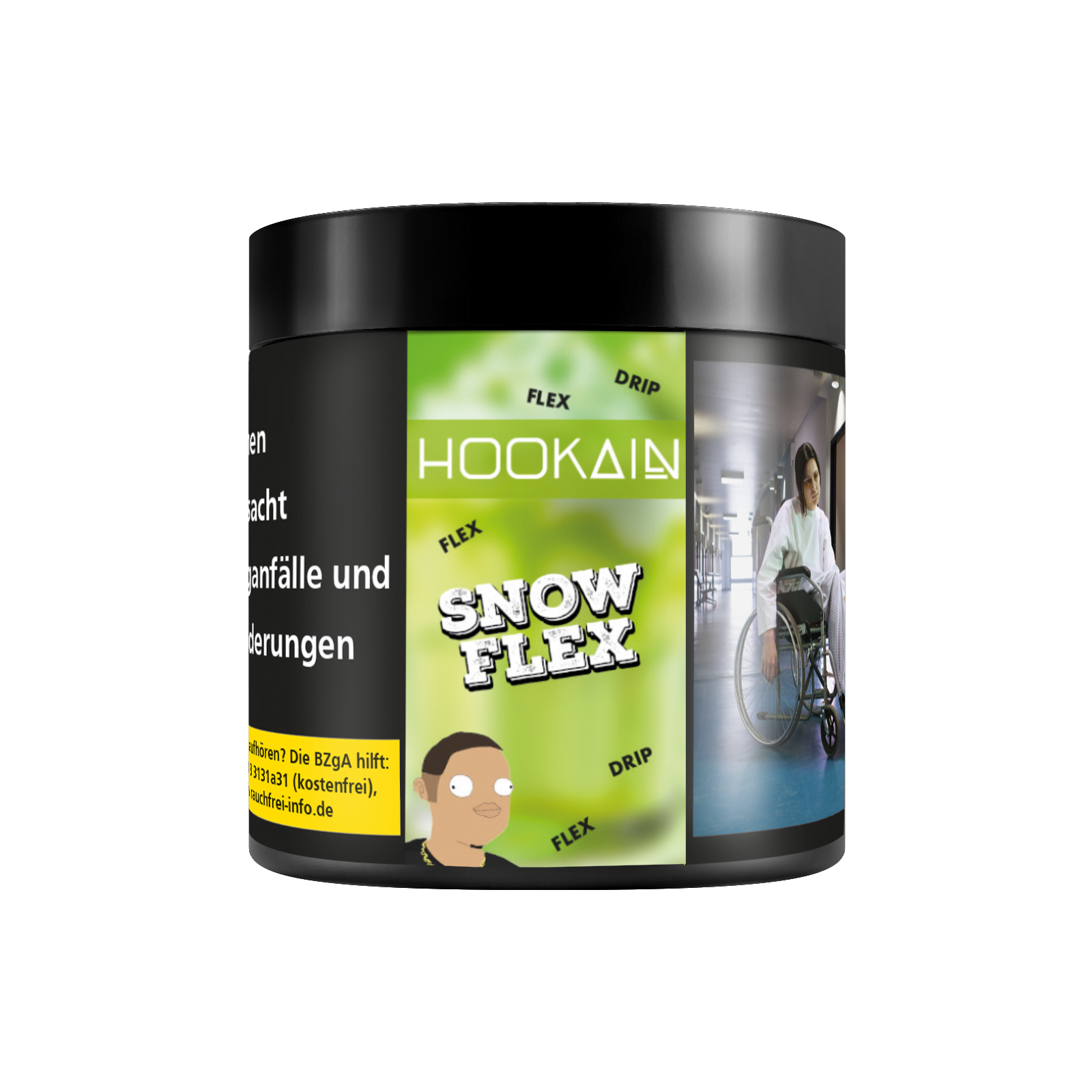 Hookain Snowflex 50g &ndash; Dulce de Leche & Pfefferminz Shishatabak 2