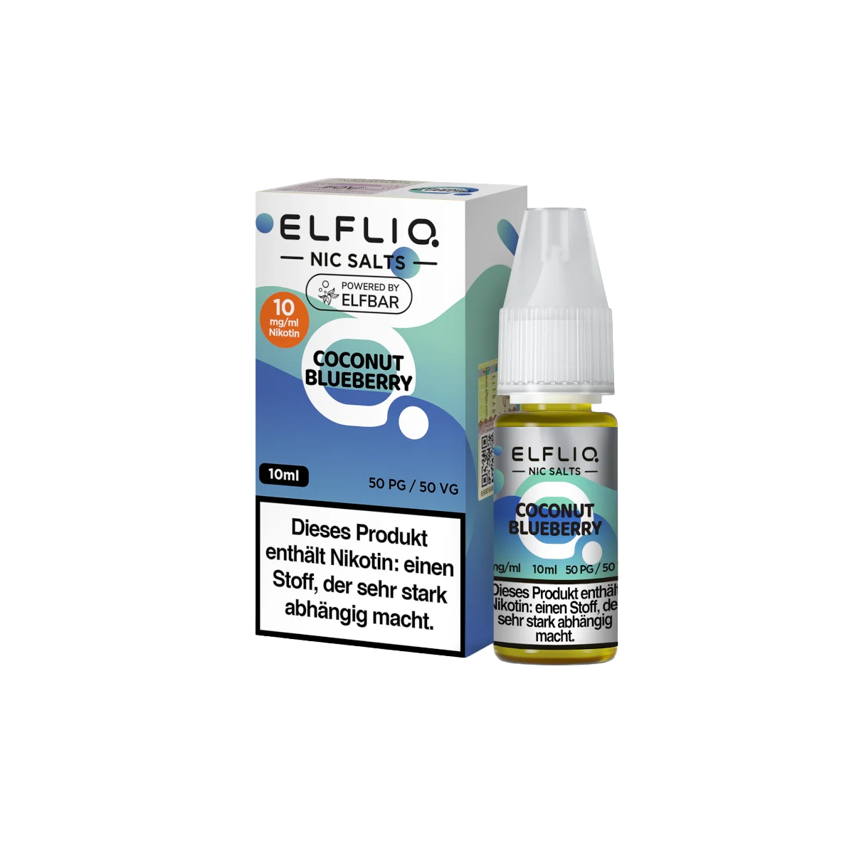 Elf Bar - ElfliQ - E-Liquid - Nikotinsalz - Coconut Blueberry - 10 mg1-