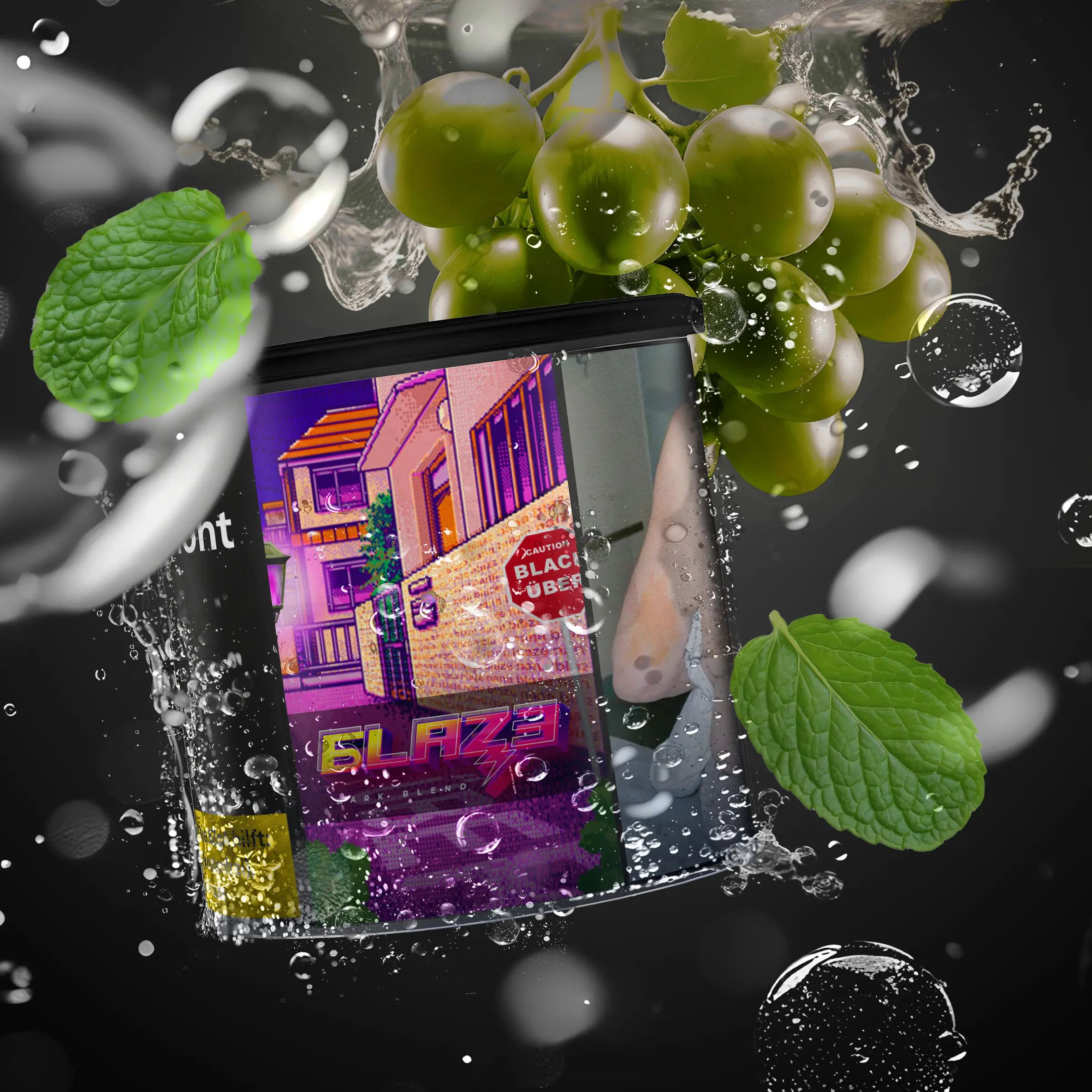 BLAZE Dark Leaf Black Namik 200g | Shishatabak 1