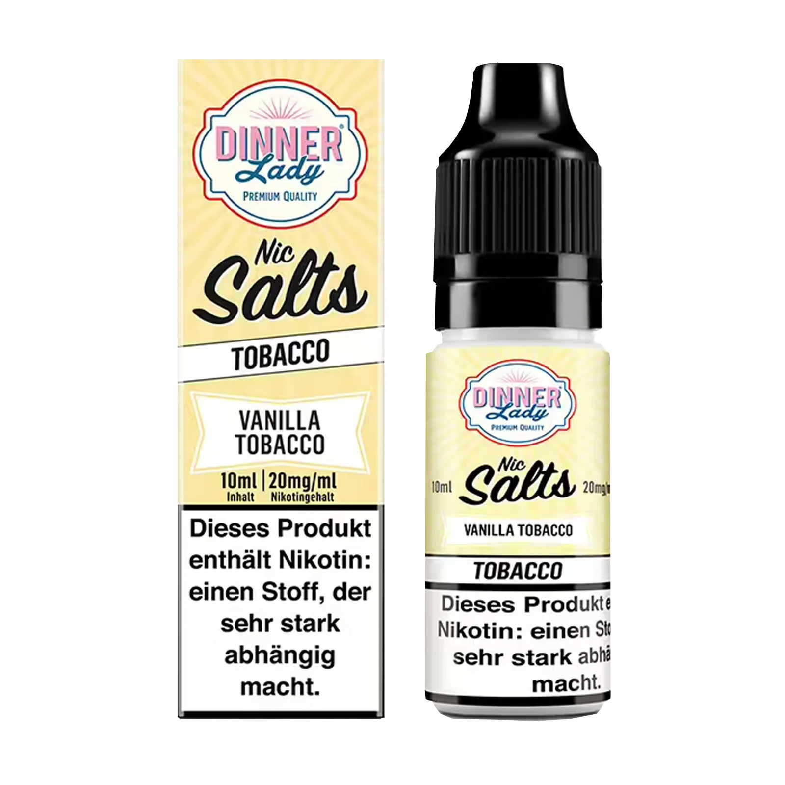 Dinner Lady - E-Liquid - Nikotinsalz - Vanilla Tobacco - 10 ml - 20 mg 1