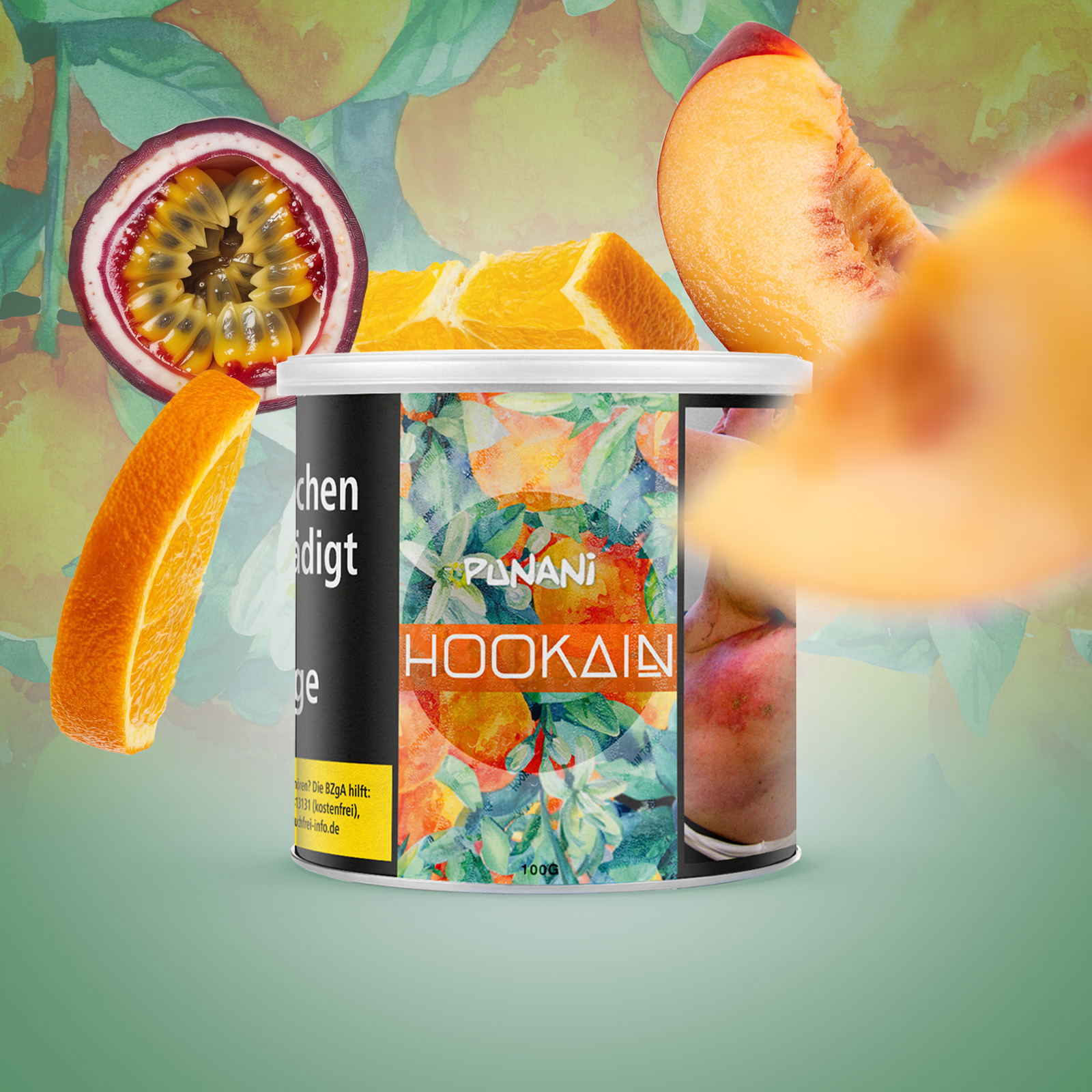 HOOKAIN Punani 100 g Shisha Tabak fruchtig vollmundig 1