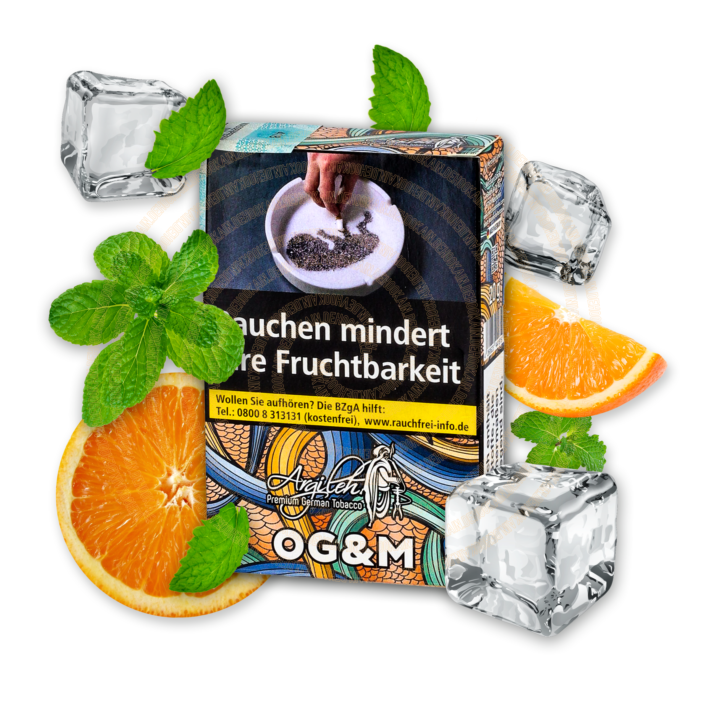 Argileh - Og & M - 20 g | Alle neuen Tabak Sorten günstig online kaufen - Hookain Shisha-Onlineshop-2