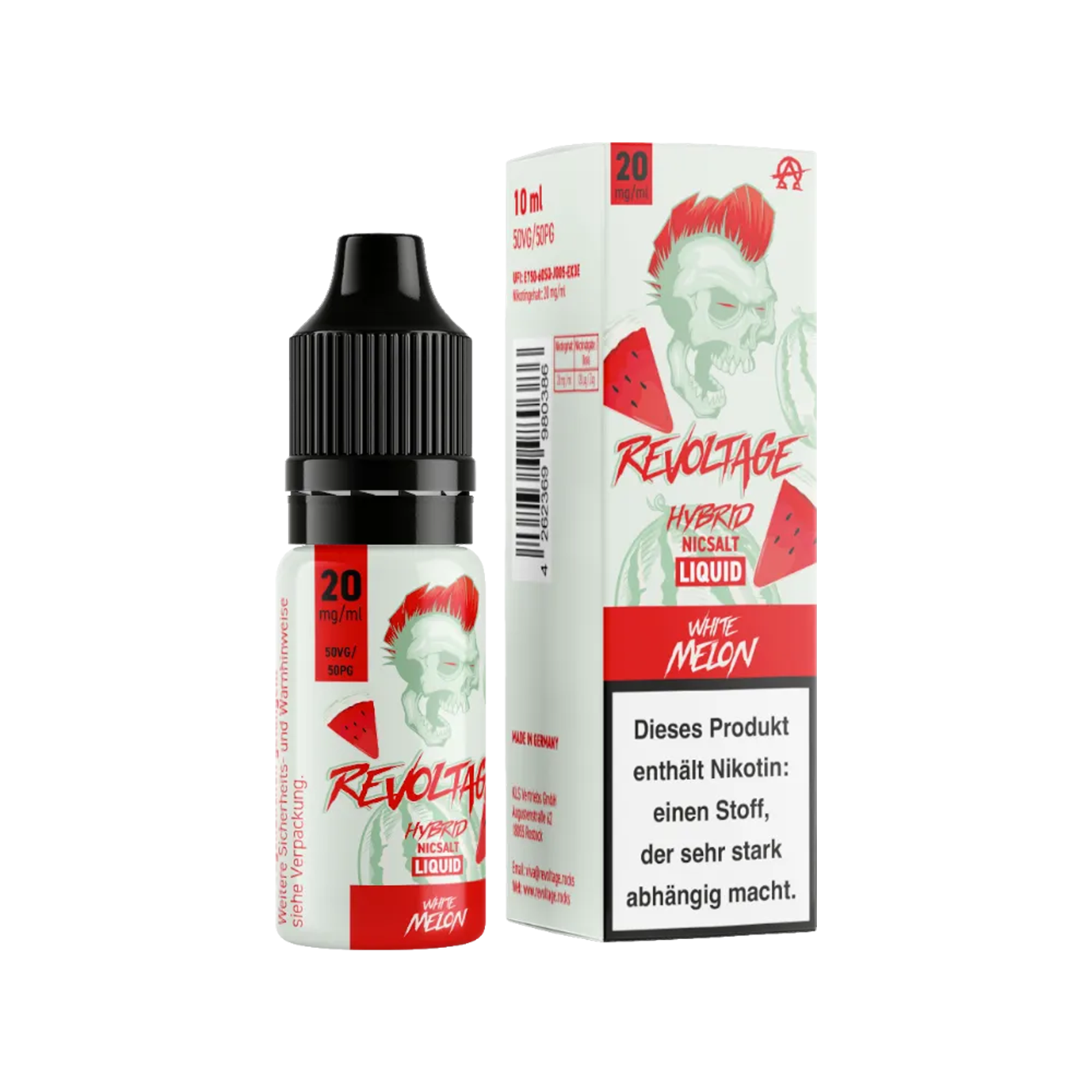 Revoltage - E-Liquid - Nikotinsalz - White Melon - 10 ml - 20 mg ^1