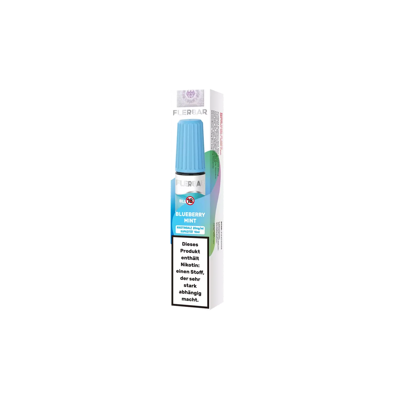 Flerbar - E-Liquid - Nikotinsalz - Blueberry Mint - 10 ml - 20 mg 3