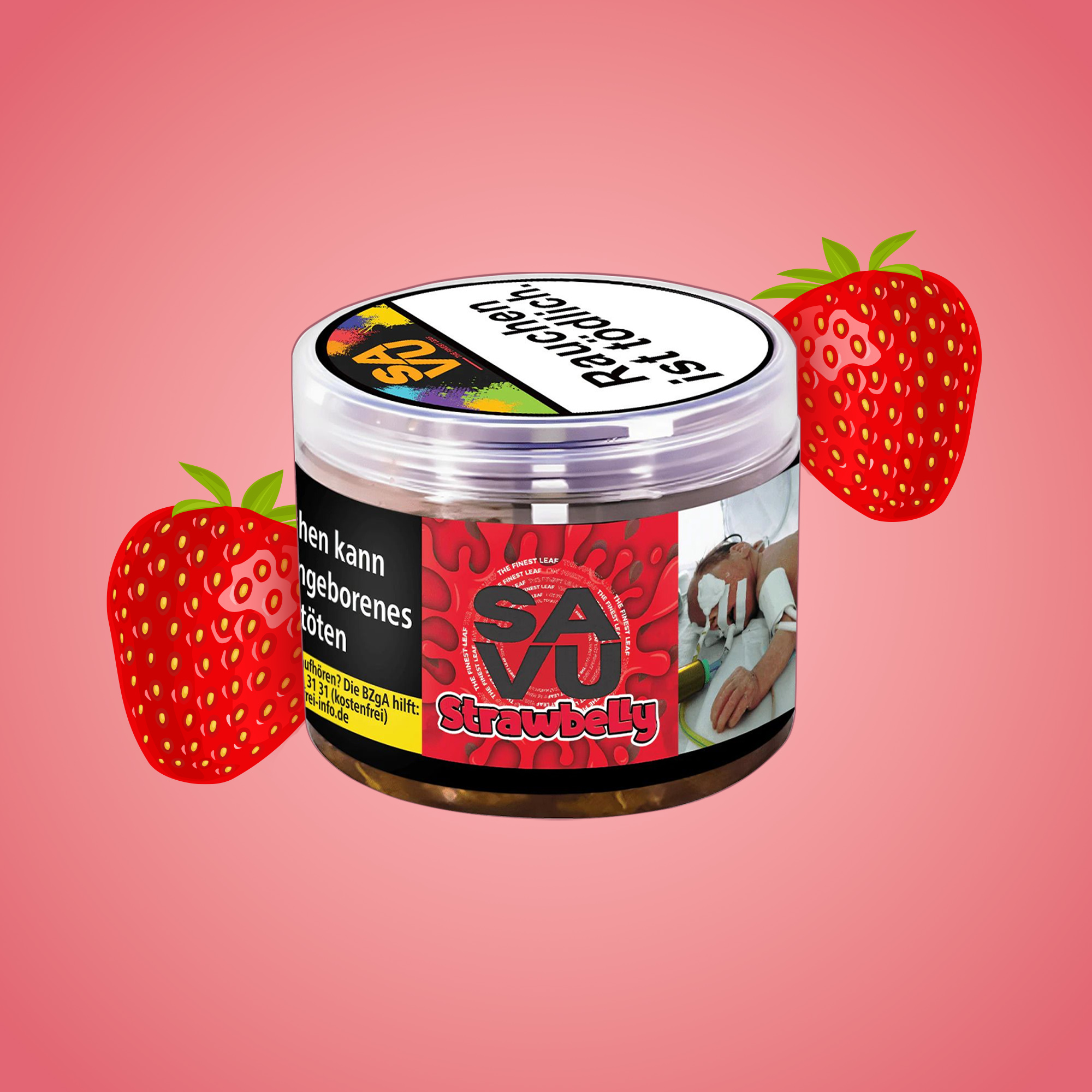 Savu Shisha Tabak Sorte Strawbelly 200 g online kaufen 1