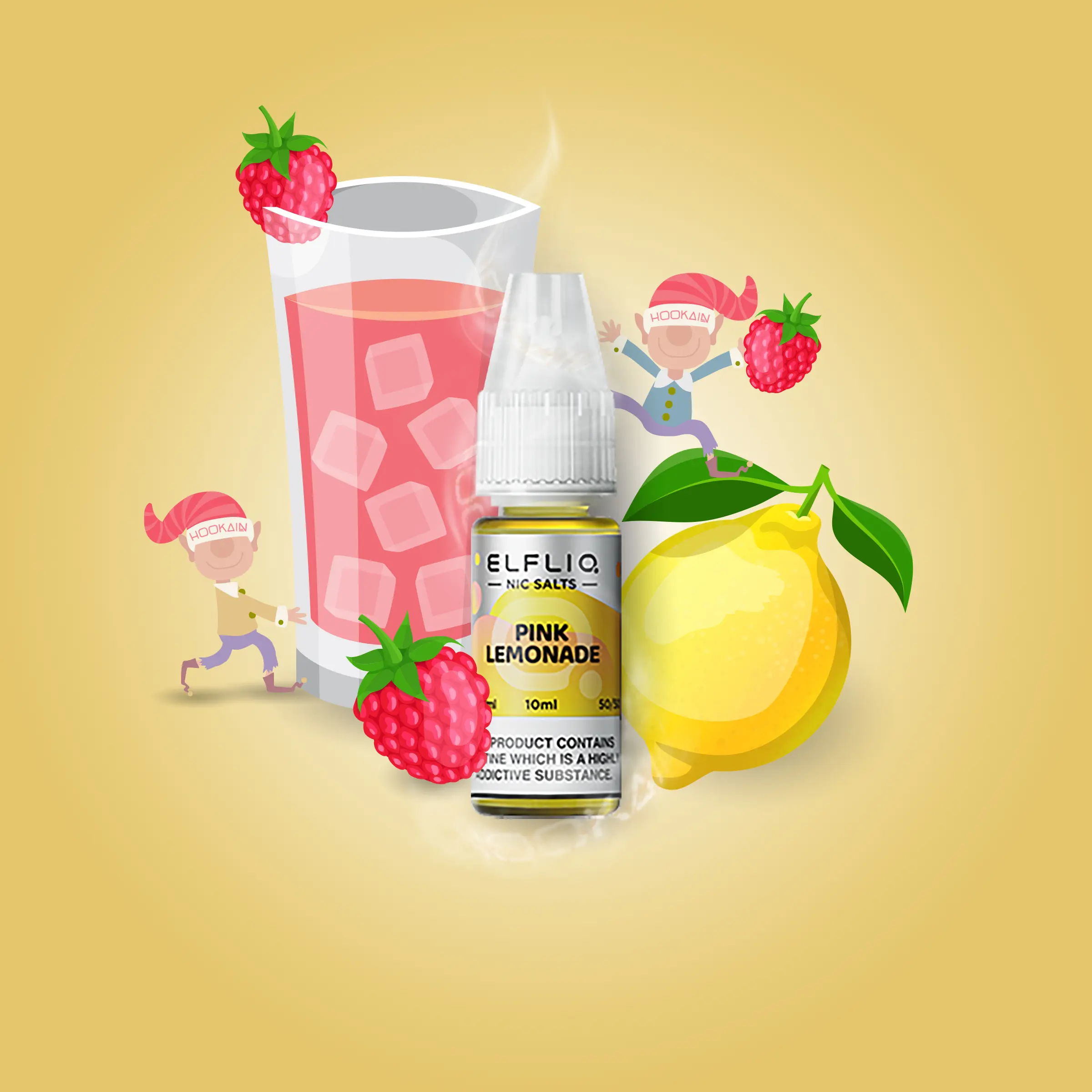 ElfliQ - Pink Lemonade - 20 mg | E-Zigaretten Liquid von Elf Bar kaufen1