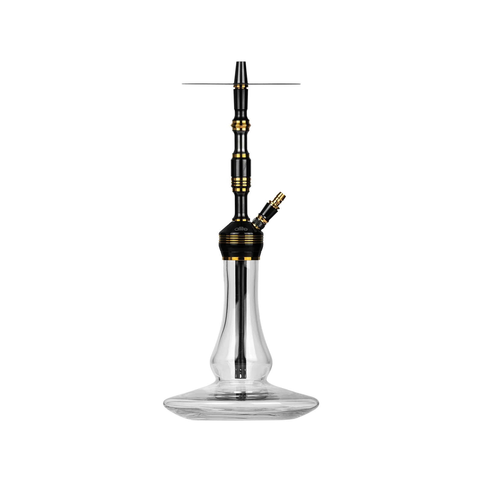 Alite Bash Lounge Black/Gold – Edelstahl Premium Shisha 4