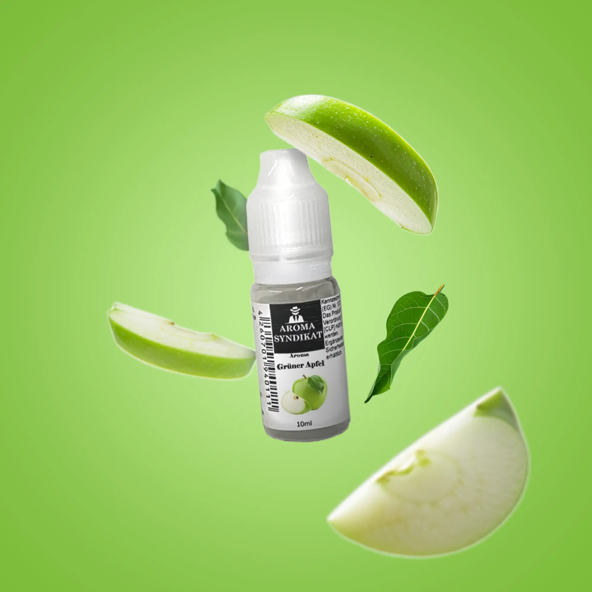 E-Zigaretten Aroma von Aroma Syndikat "Grüner Apfel " 10 ml günstig bestellen 2