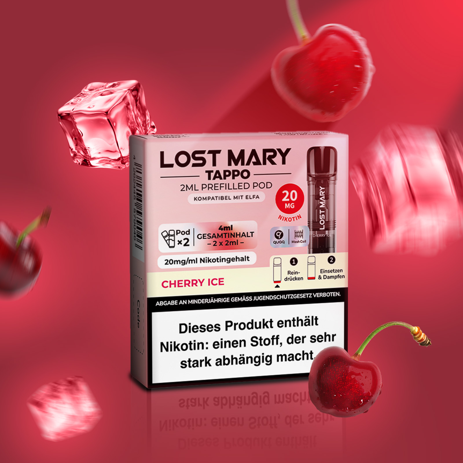 lost mary tappo nachfüllen LOST MARY Tappo Air – E-Zigaretten Kit mit nachfüllbarer Kartusche