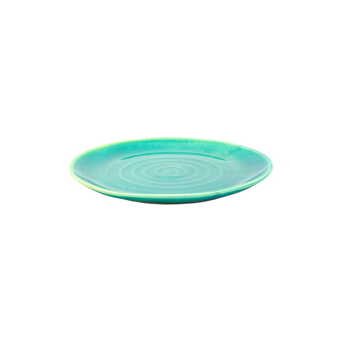 BRÜSTUCK STEINGUT - PLATE - SNACK - AZURE