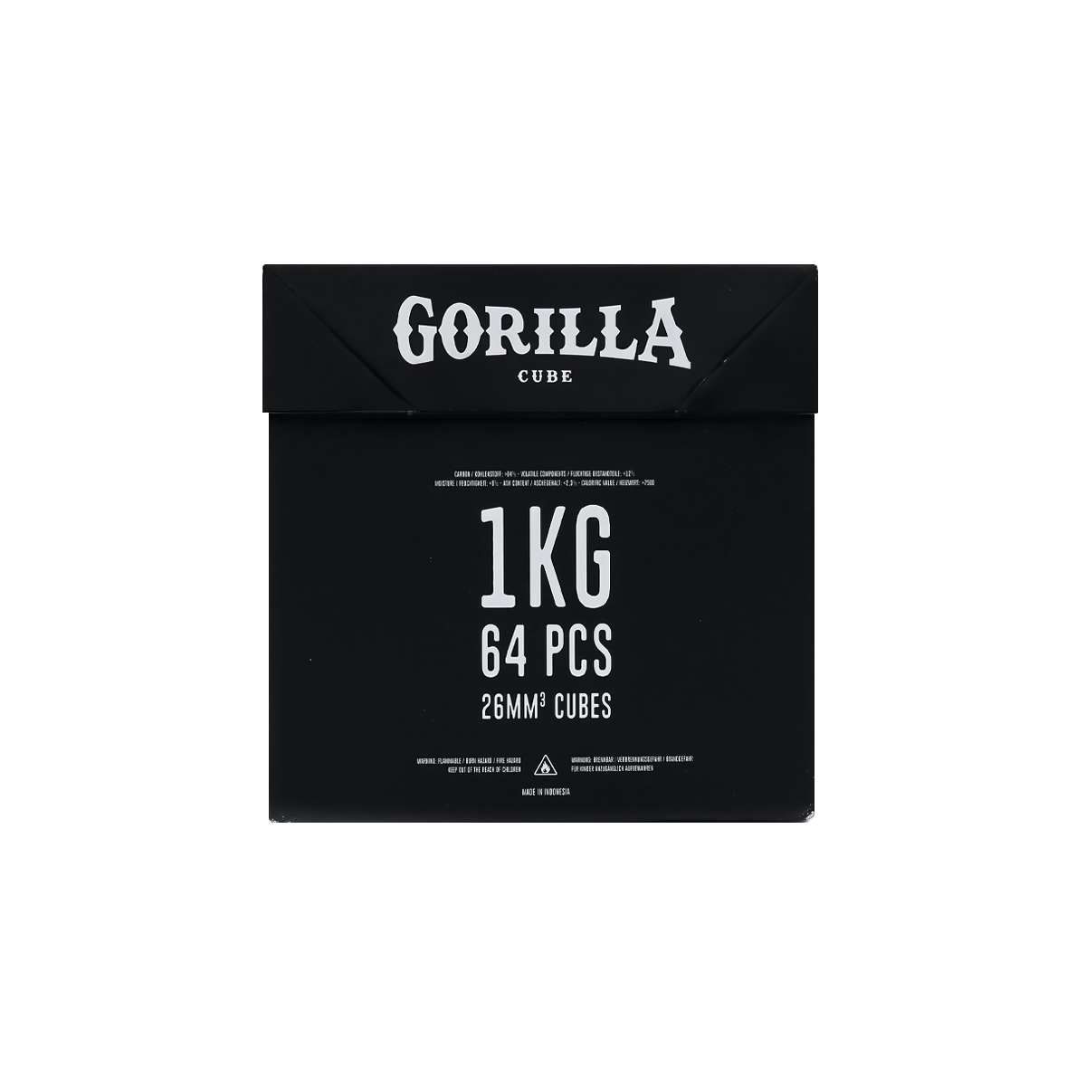 Gorilla 26er Naturkohle 1kg | Premium Shisha Kohle 3