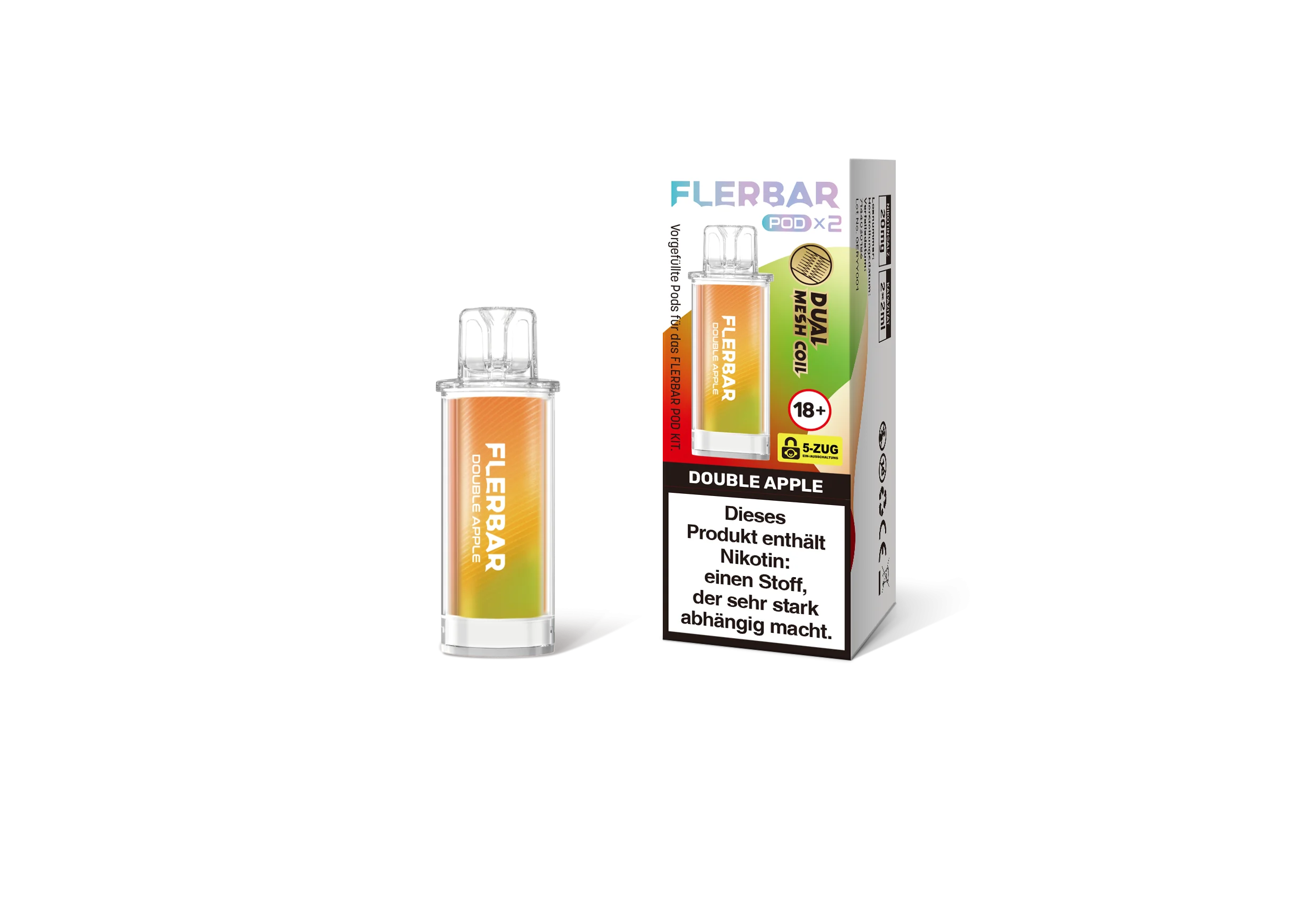 Flerbar Prefilled Pod Double Apple 20 mg | Günstig Online 2