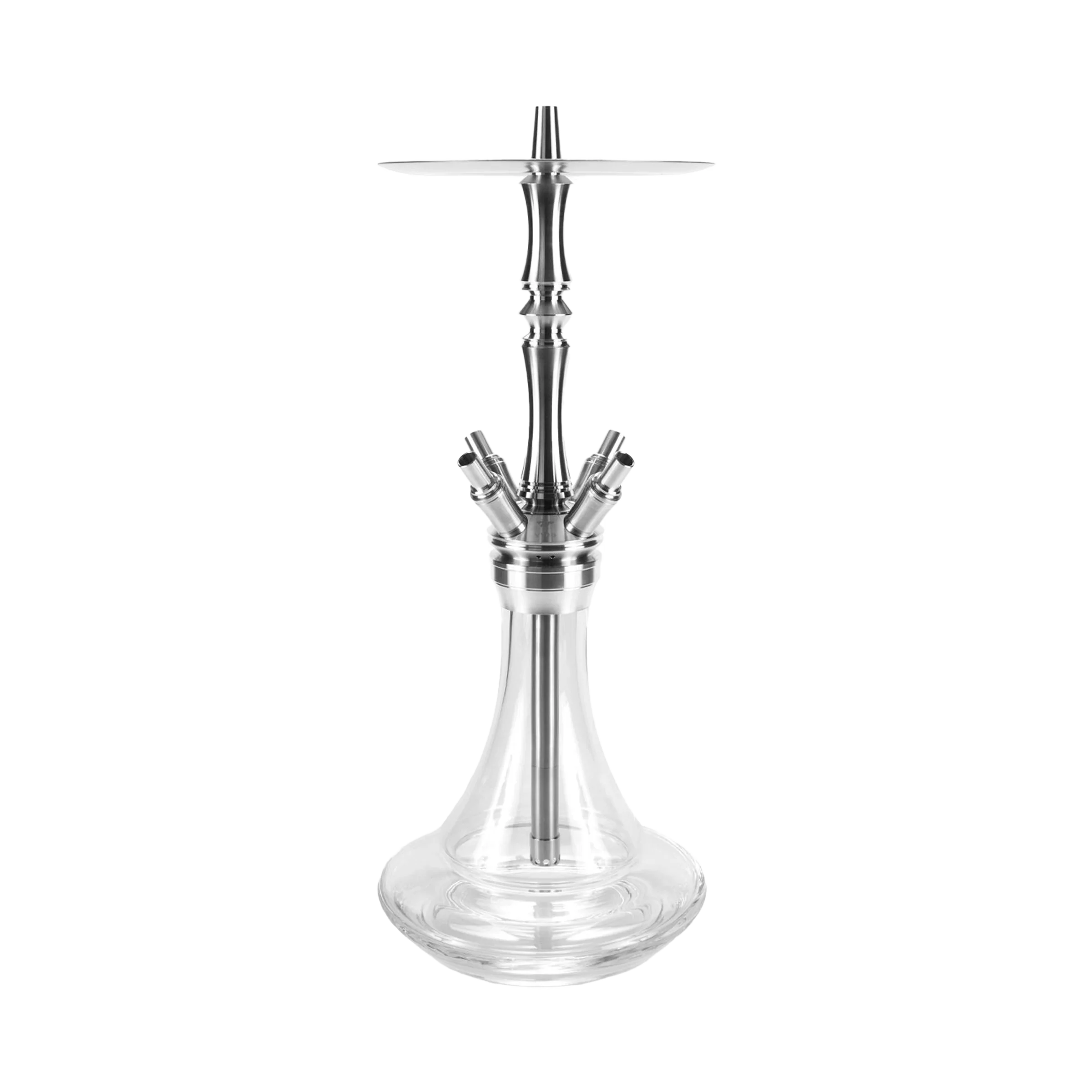 Vyro - Evoke - Clear - 4-Hose Stainless Steel Shisha