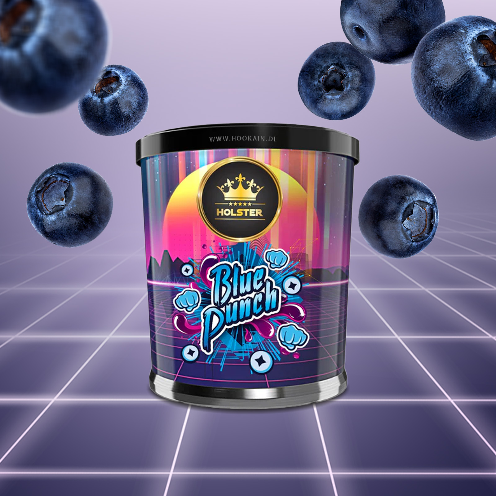 Holster Shisha Tabak Blue Punch 200 g | Alle Sorten bestellen 1