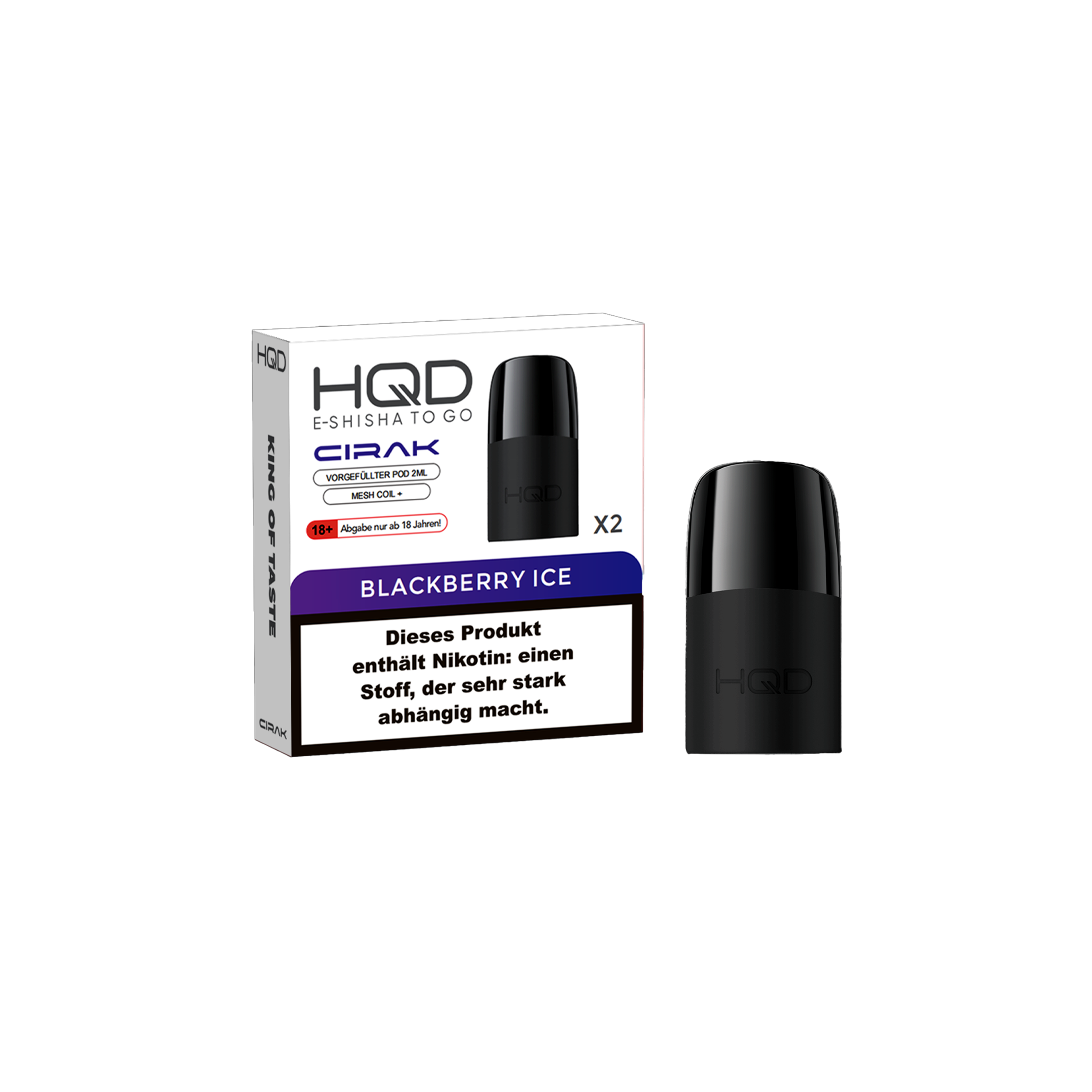 HQD - Cirak - Prefilled Pod - Blackberry Ice