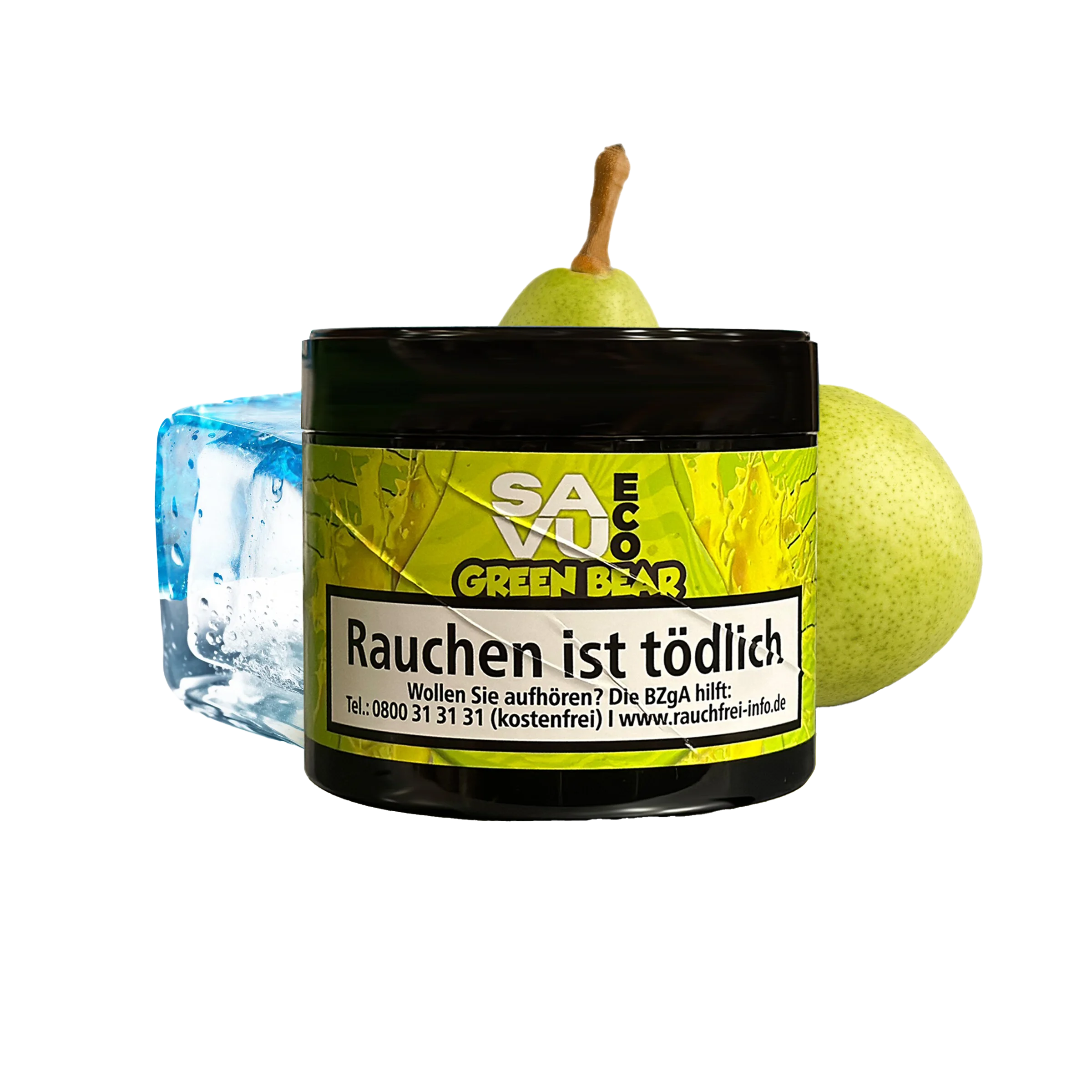 Savu Eco Dry Base mit Aroma Green Bear 75g | Pfeifentabak günstig kaufen 1