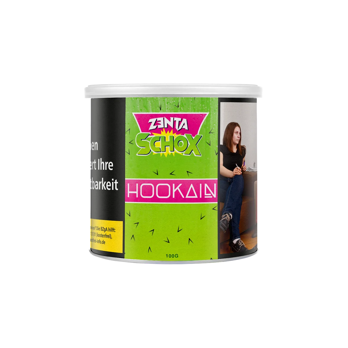 HOOKAIN Zenta Schox 100g Shisha Tabak mit saurer Zitrusnote 2