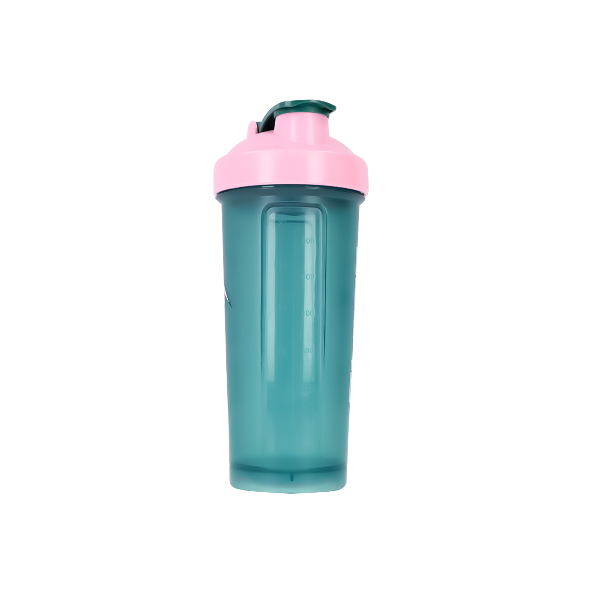 Hookain Shaker Aqua Pink Pop – Protein Shaker 600 ml mit Edelstahlkugel & Logo 2