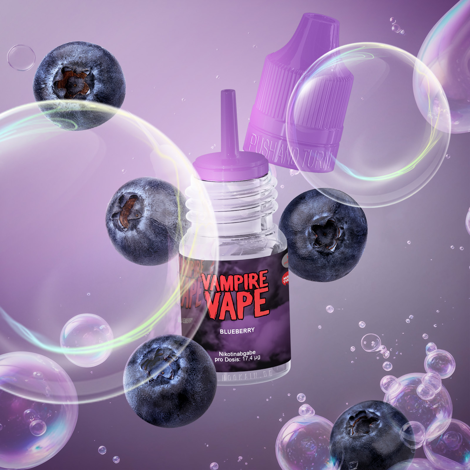 Vampire Vape E-Liquid Blueberry 10 ml 6 mg | E-Liquid g&uuml;nstig online 1