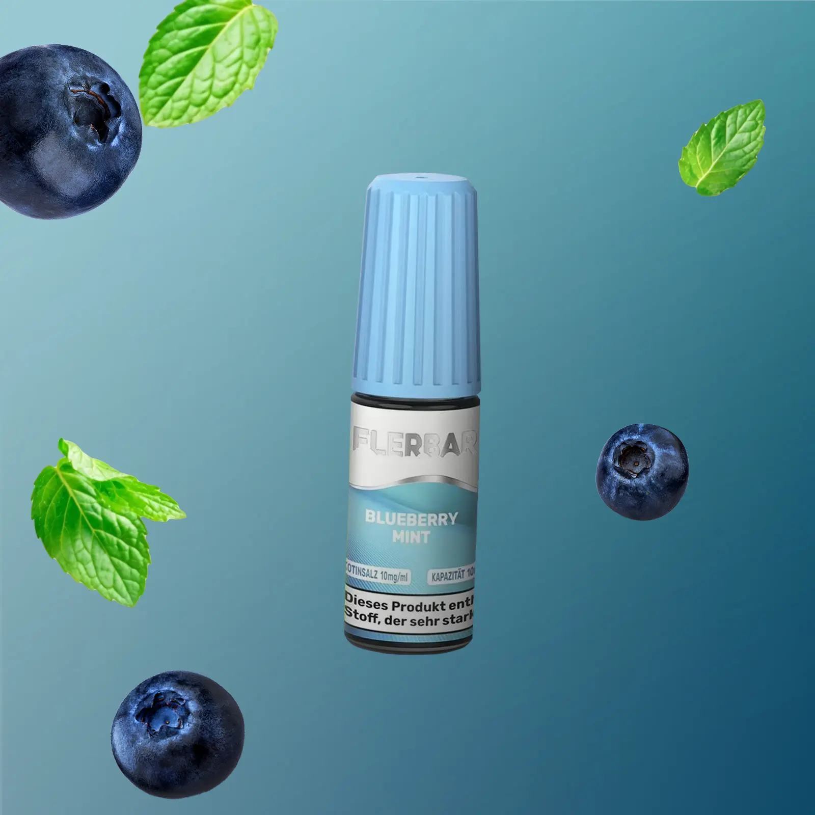 Flerbar - E-Liquid - Nikotinsalz - Blueberry Mint - 10ml - 10 mg 1