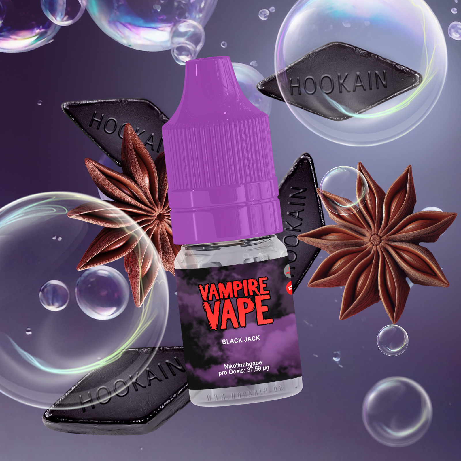 Vampire Vape Aroma Black Jack 10 ml 12 mg | E-Liquid cheap online Vampire Vape Aroma Black Jack 10 ml 12 mg | E-Liquid cheap online