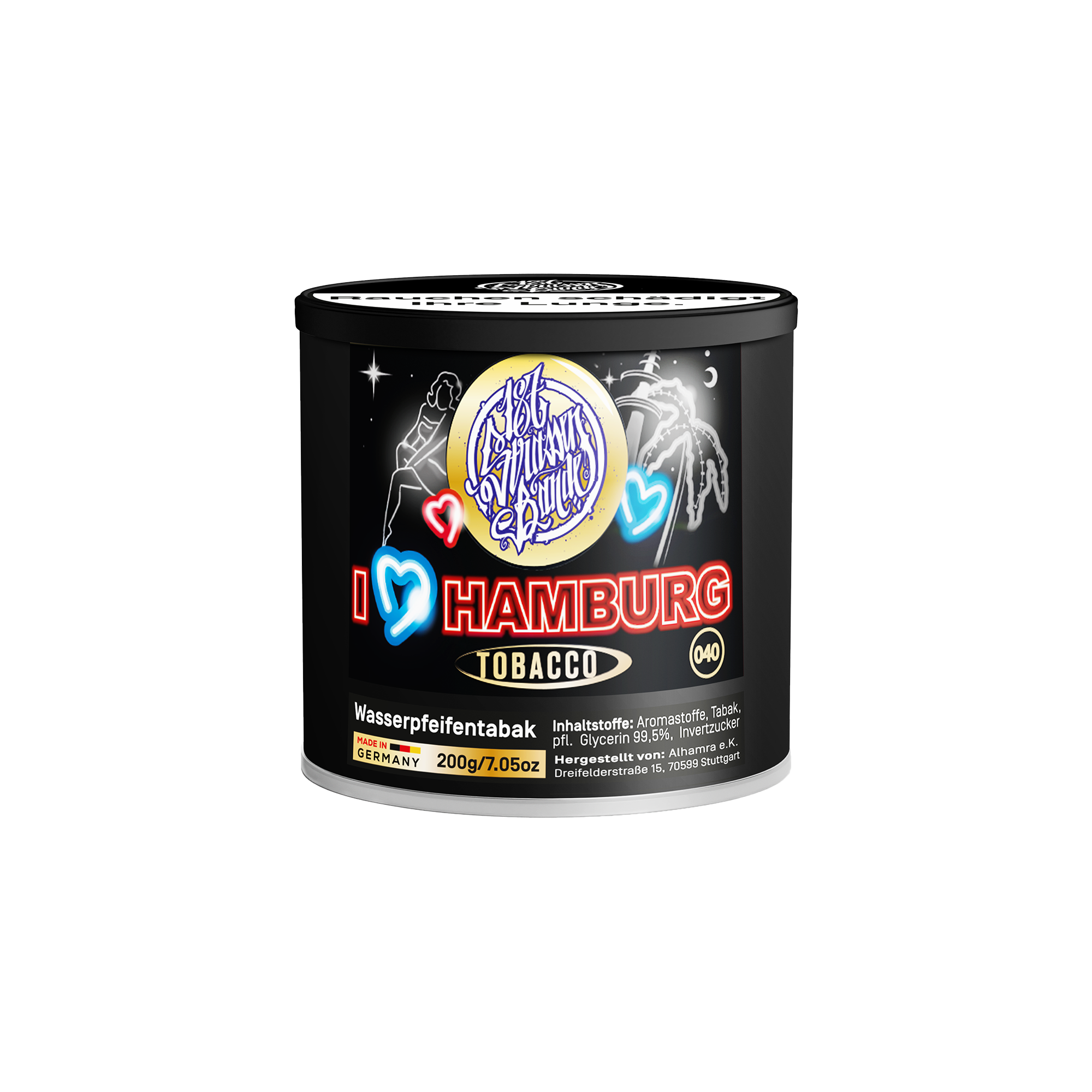187 Strassenbande #23 I Love Hamburg | 200 g Shisha Tabak bestellen 2