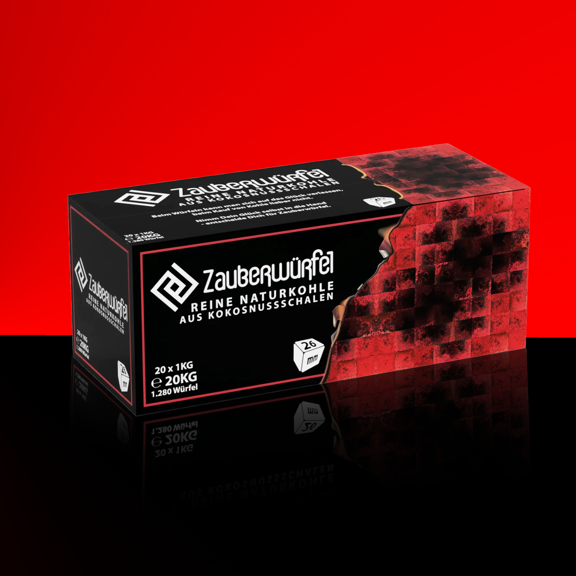 Zauberw&uuml;rfel Naturkohle 26mm 20kg Bundle kaufen | Hookain Online Shop