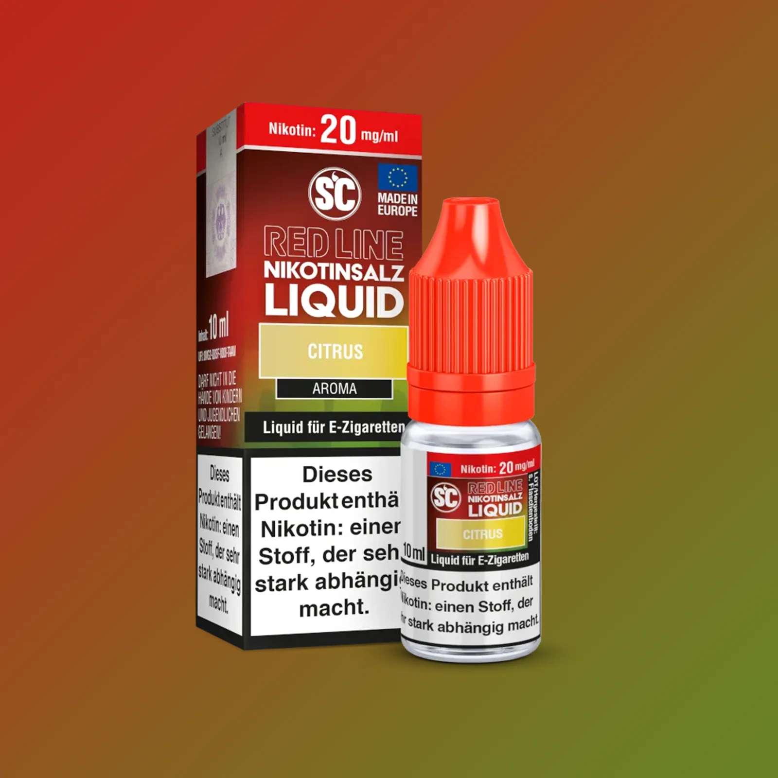 SC - E-Liquid - Nikotinsalz - Red Line - Citrus - 10 ml - 20 mg 2