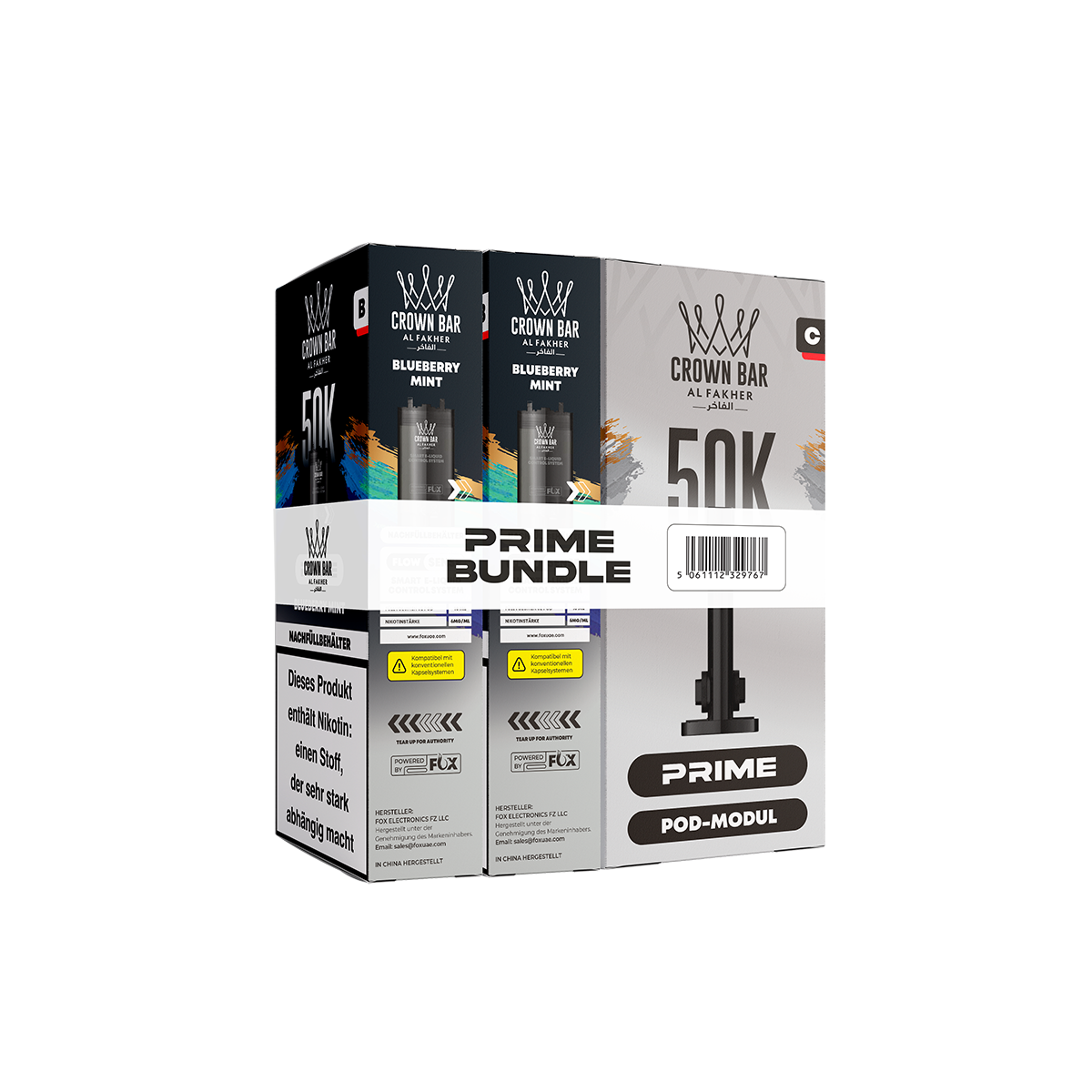 Al Fakher - Hypermax - Prime - 50K - Pod - Blueberry Mint