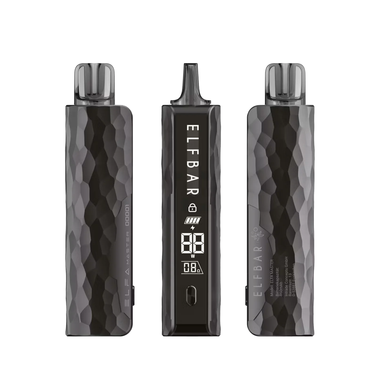 Elf Bar - ELFA - Master - Basisgerät - Obsidian Black (Limited Edition) 2