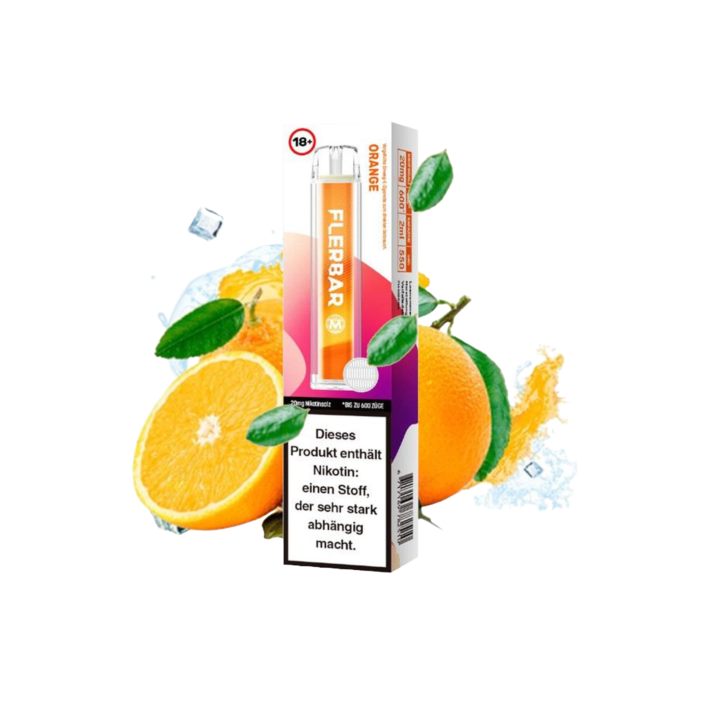 Flerbar - Orange - Vapestick - 20 mg