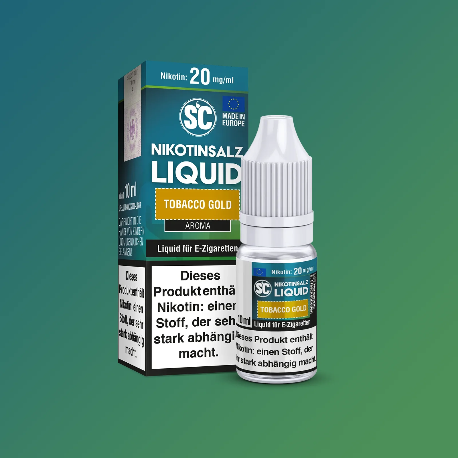 SC - E-Liquid - Nikotinsalz - Tobacco Gold - 10 ml - 20 mg 1