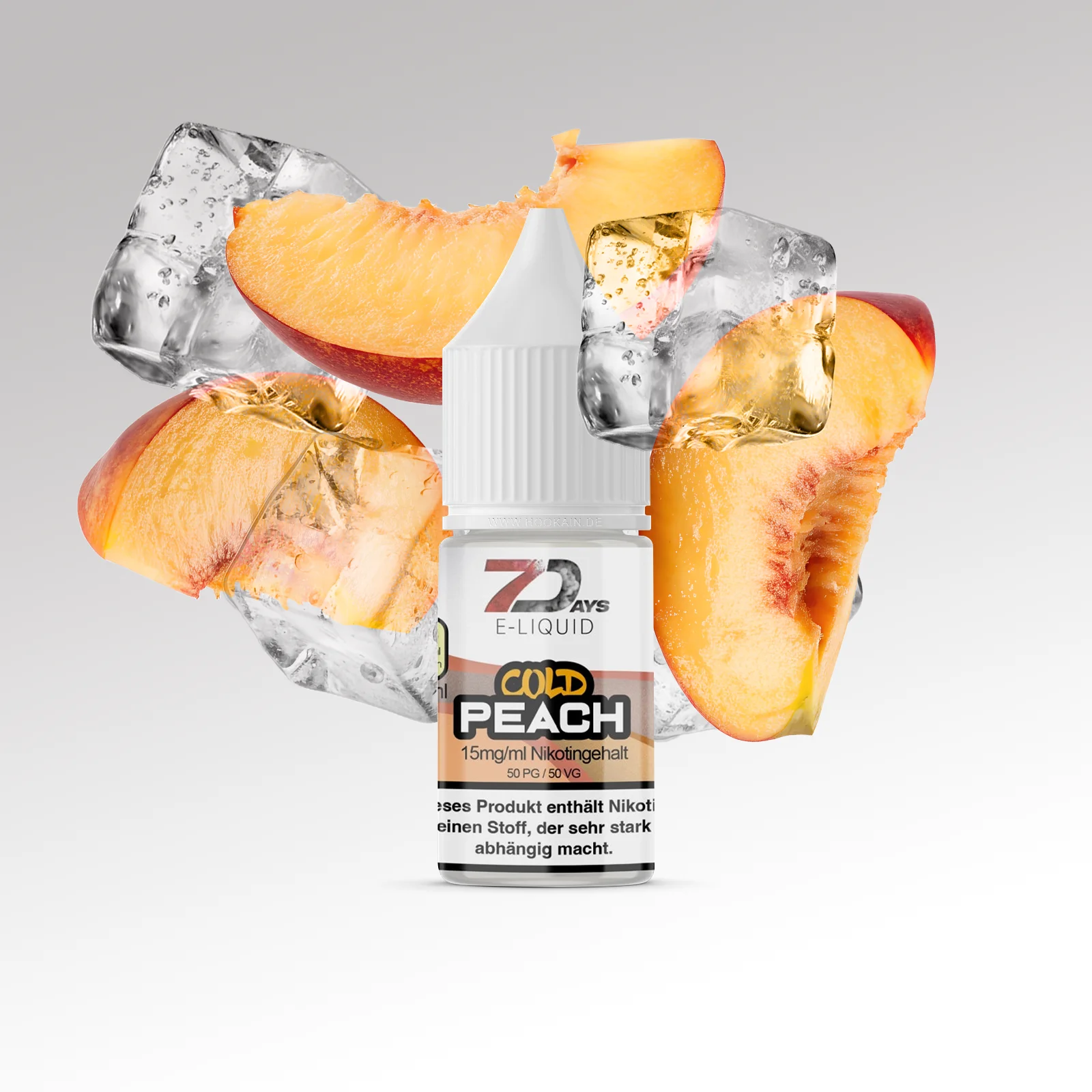 7 Days Cold Peach 15mg 10ml Nikotinsalz E-Liquid – Pfirsich & Kühle 1 7 Days Cold Peach 15mg 10ml Nikotinsalz E-Liquid – Pfirsich & Kühle 1