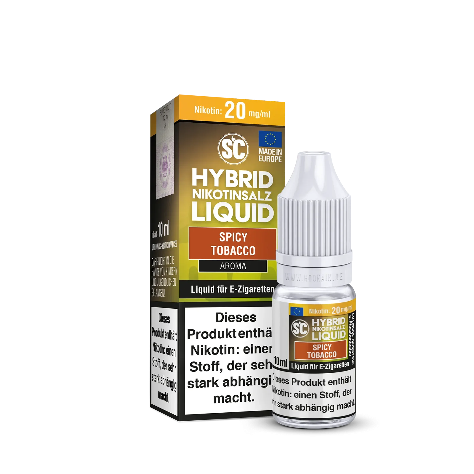 SC - E-Liquid - Hybrid Nikotinsalz - Spicy Tobacco - 10 ml - 20 mg 2