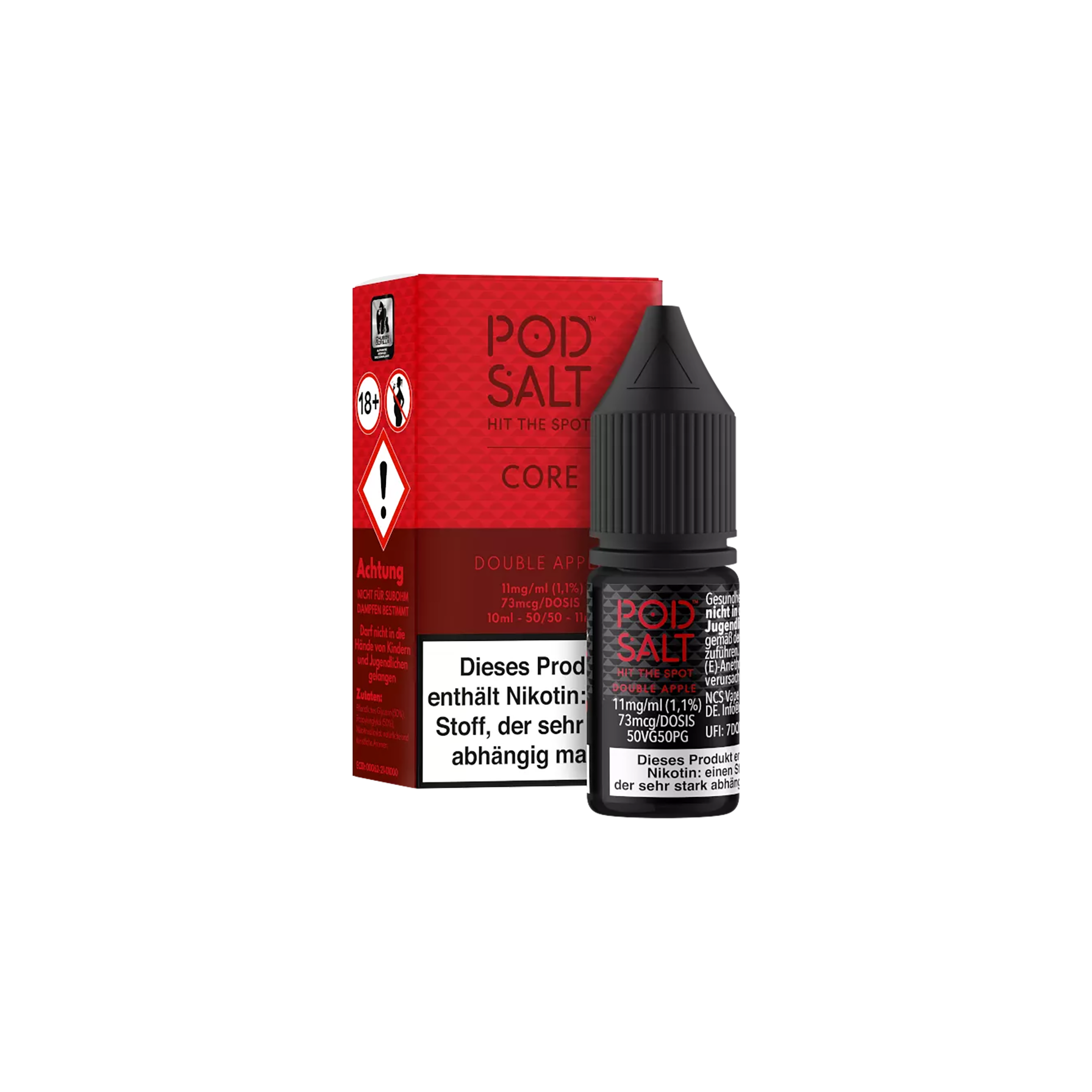 Pod Salt Core - E-Liquid - NicSalt - Double Apple - 10 ml - 11 mg